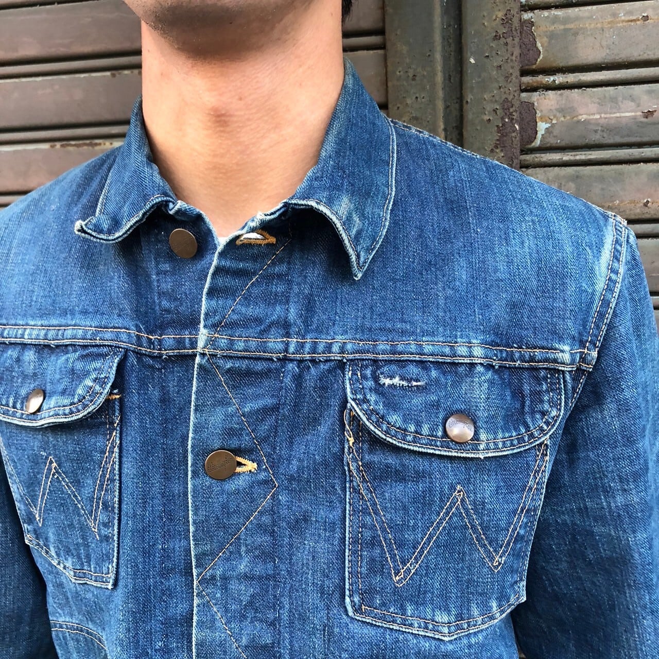濃紺 60s USA製 WRANGLER BlueBell 24MJ ヴィンテージ デニム