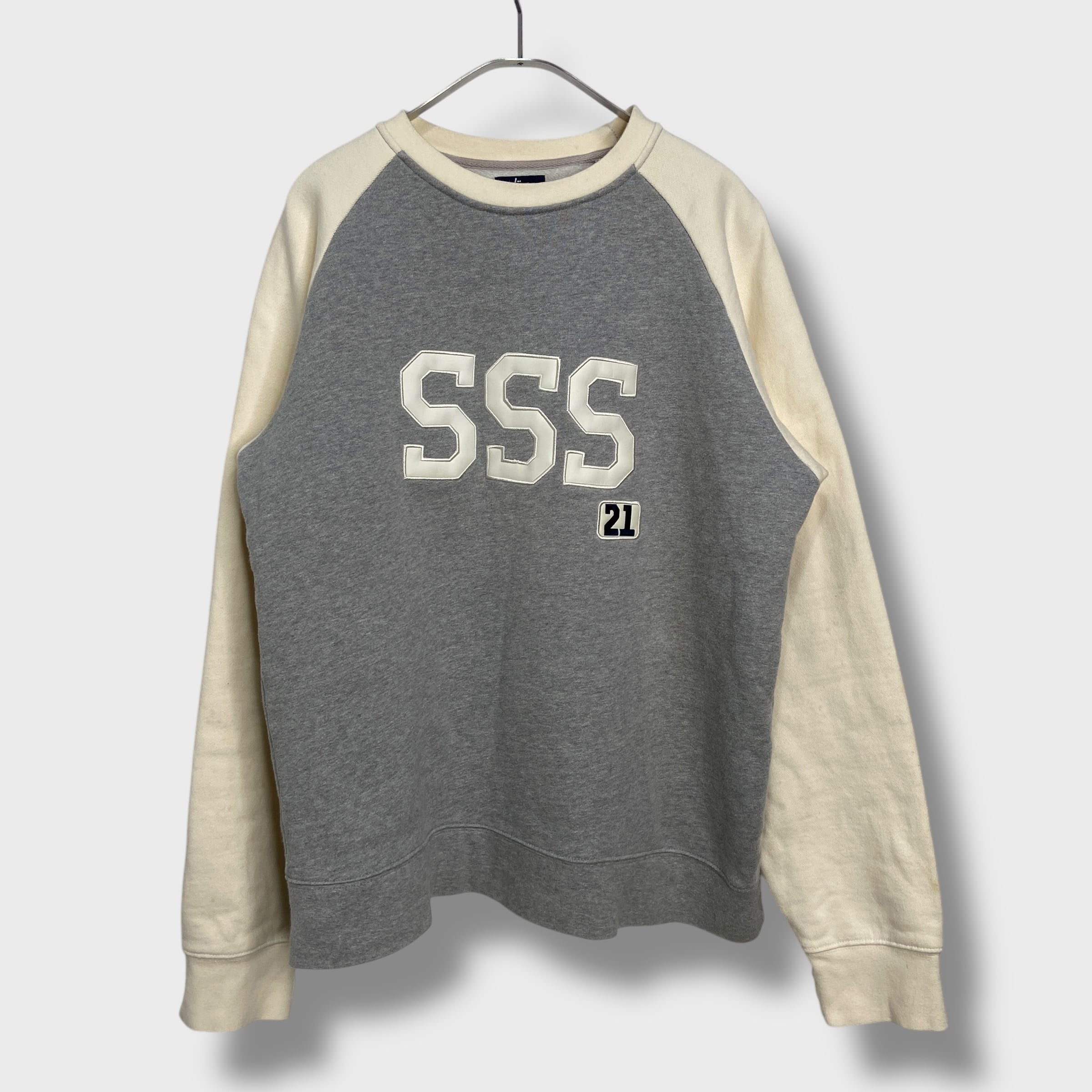 STUSSY INT. ラグランスリーブ スウェット L STUSSY INT. ラグラン