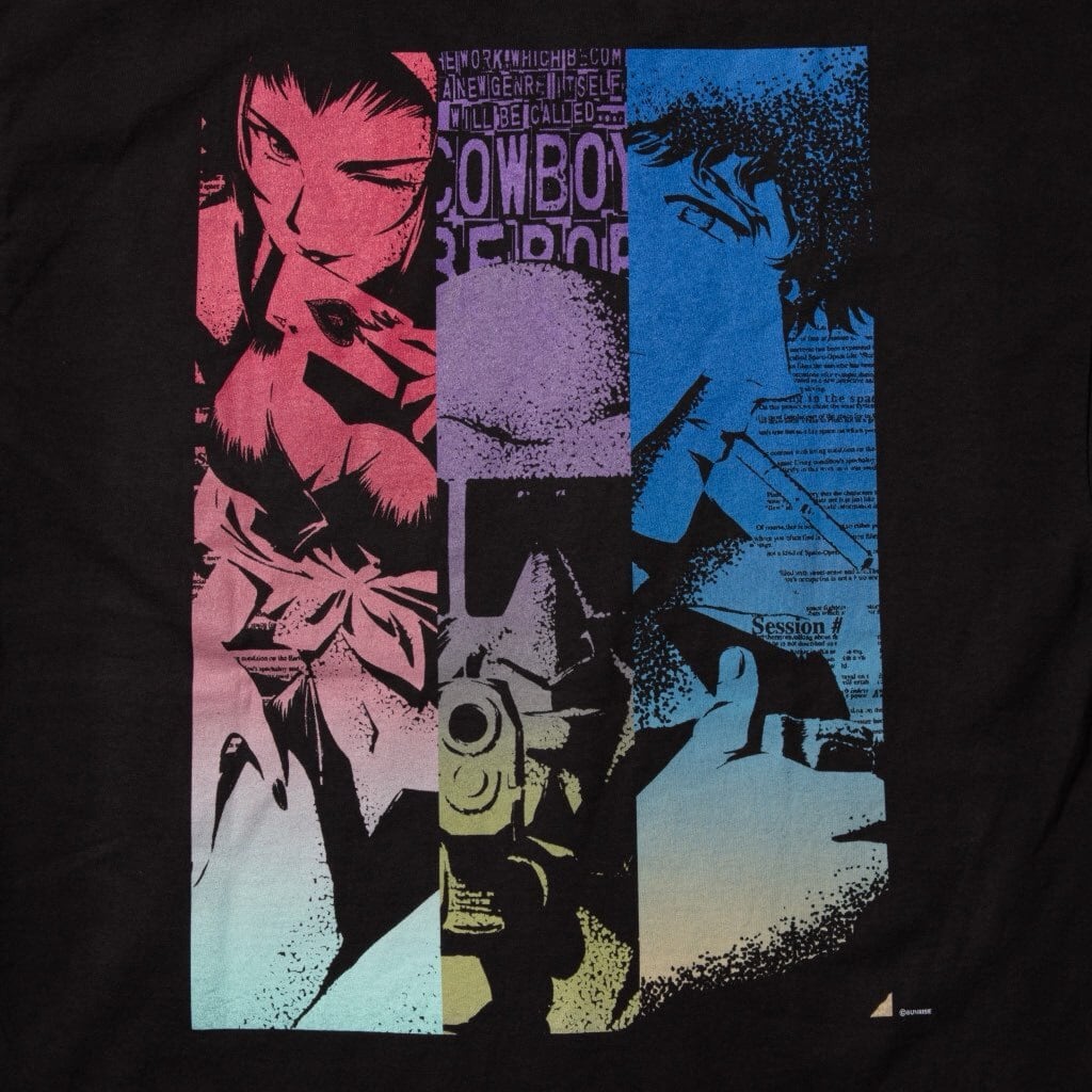 COWBOY BEBOP × GEEKS RULE 2＋11 SILKSCREEN PRINTING T SHIRT