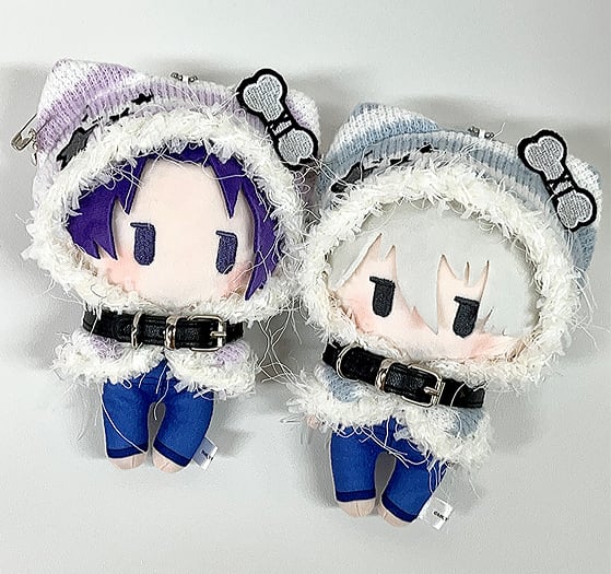 ぬい服 10cm 猫耳 ねこ ネコ ぬいぐるみ服 推し活 パンク 着ぐるみ