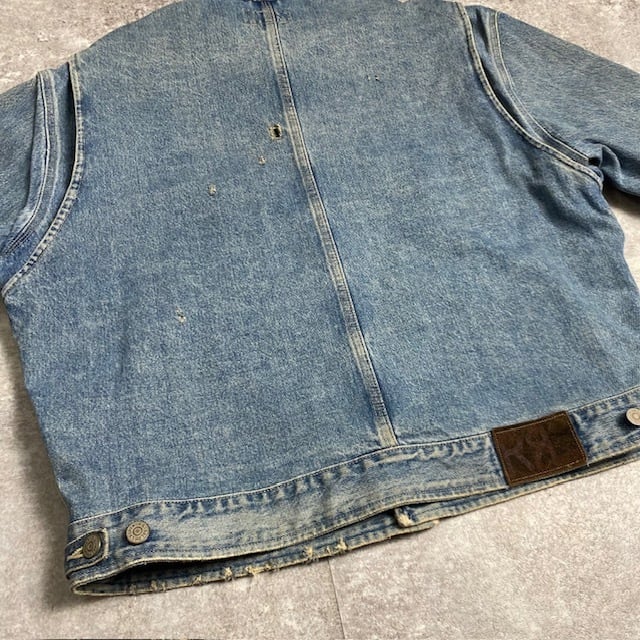 90's 90s RRL 三ツ星タグ デニムジャケット USA製 初期タグ ダブル