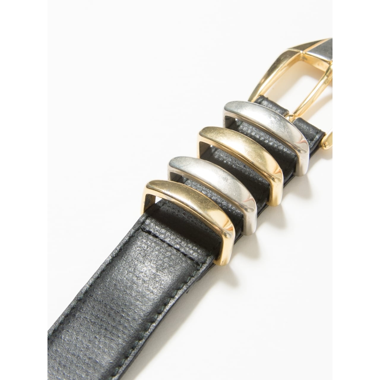 GIANNI VERSACE】Made in Italy buckle leather belt（ジャンニ