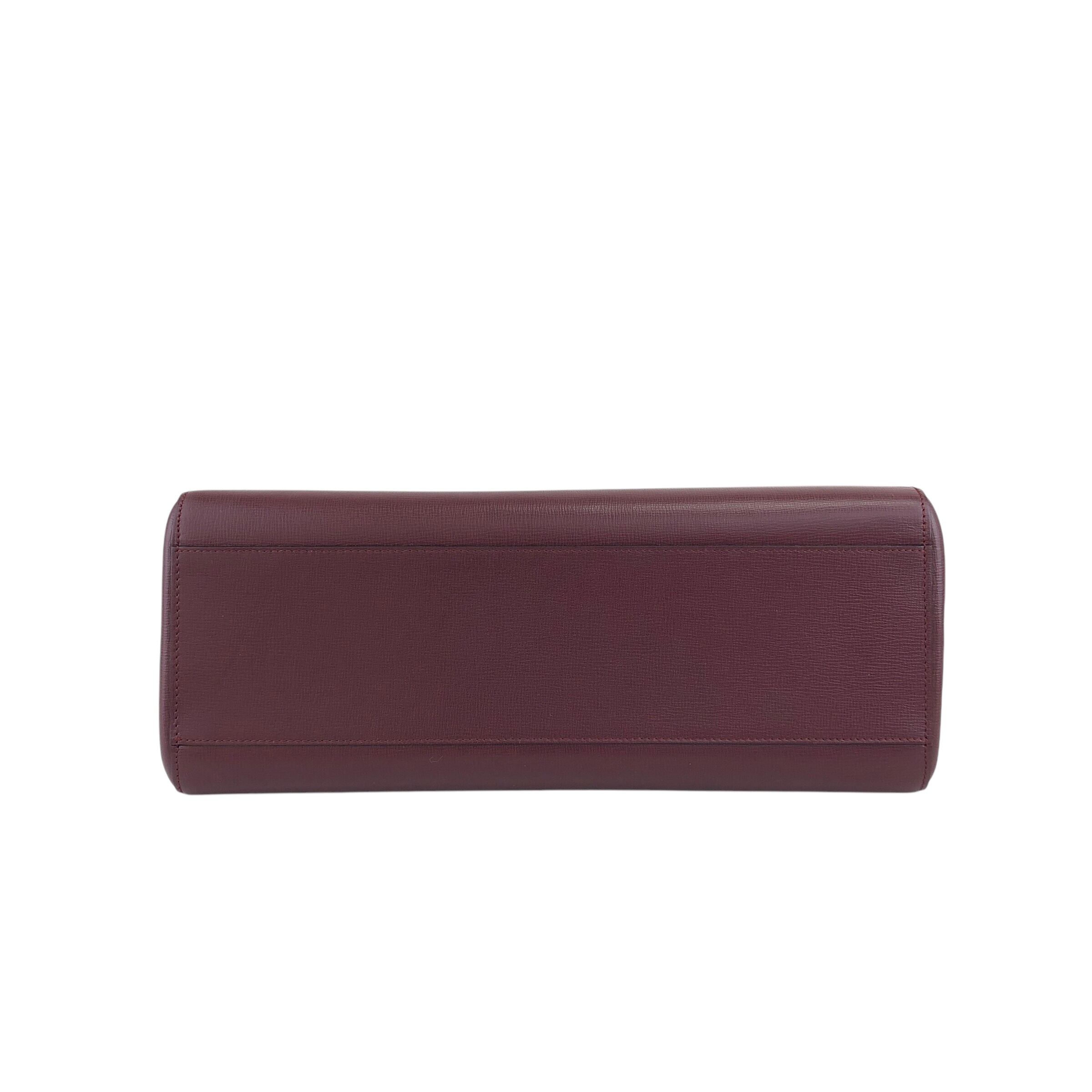 Cartier カルティエ ショルダーバッグ ボルドー ロゴ ターンロック