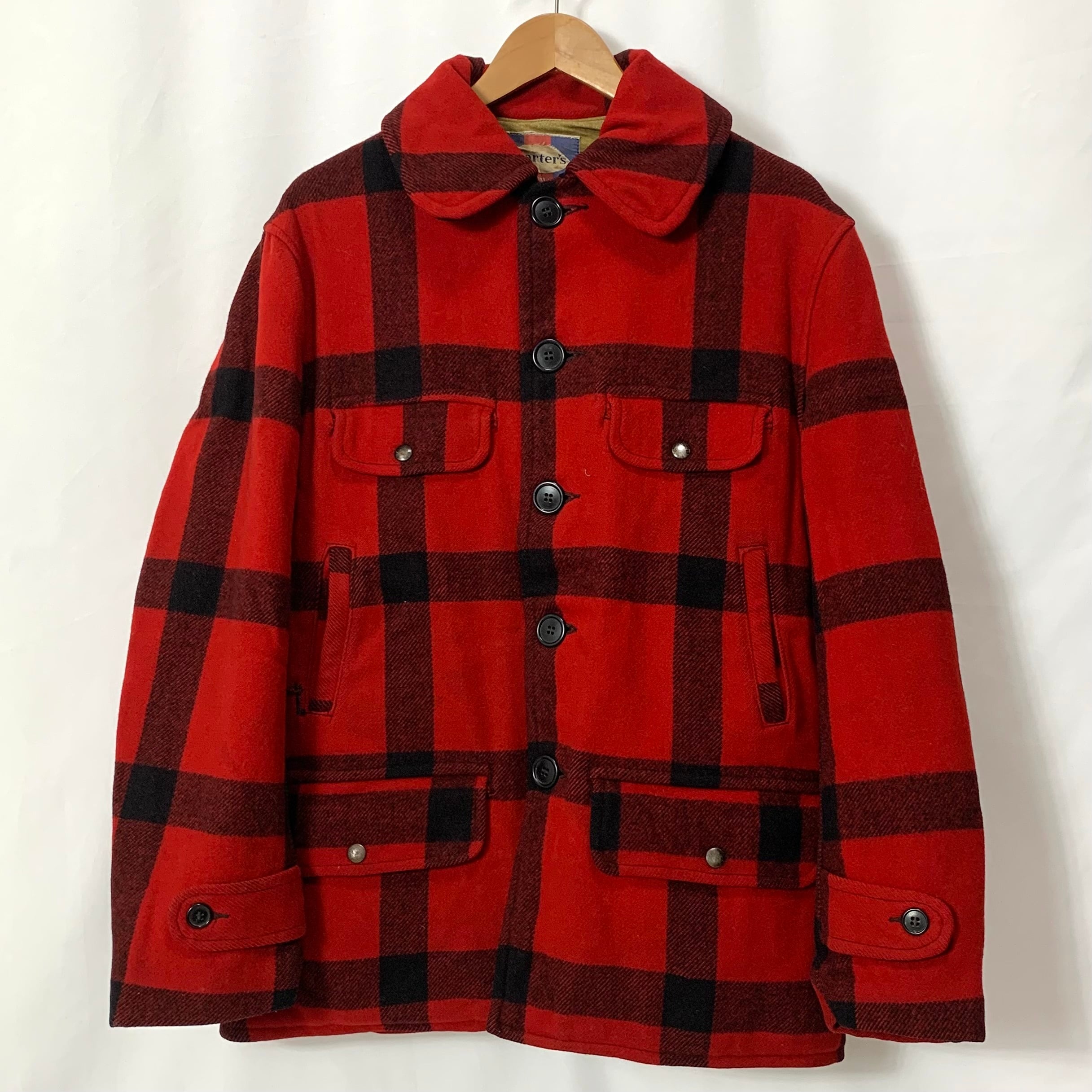 vintage old 60s Carter's wool hunting jacket Mackinaw Cruiser