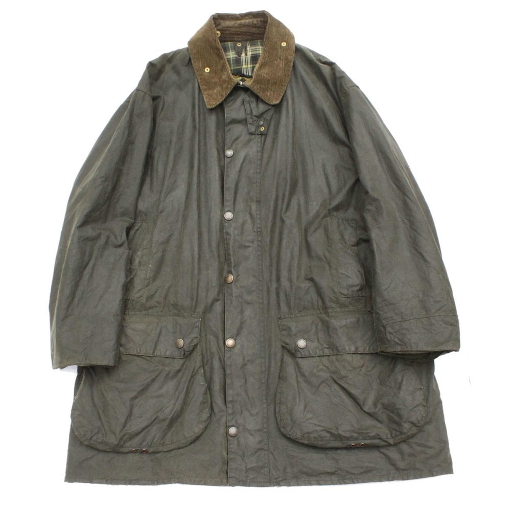 Vintage Barbour Border Waxed Cotton Jacket [Barbour BORDER] [1990s