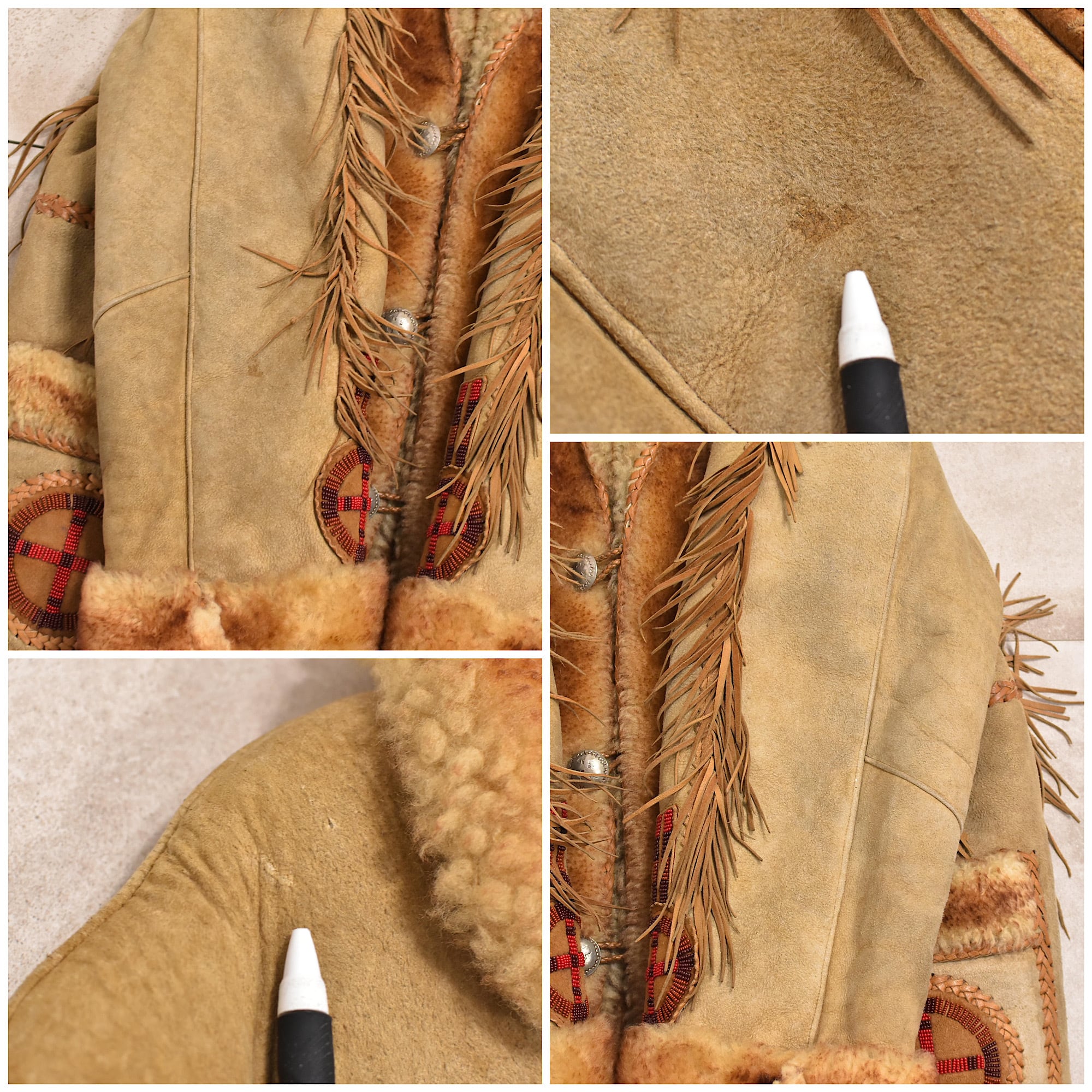 MEALEY'S PITIC LEATHER mouton coat | 古着屋 grin days memory