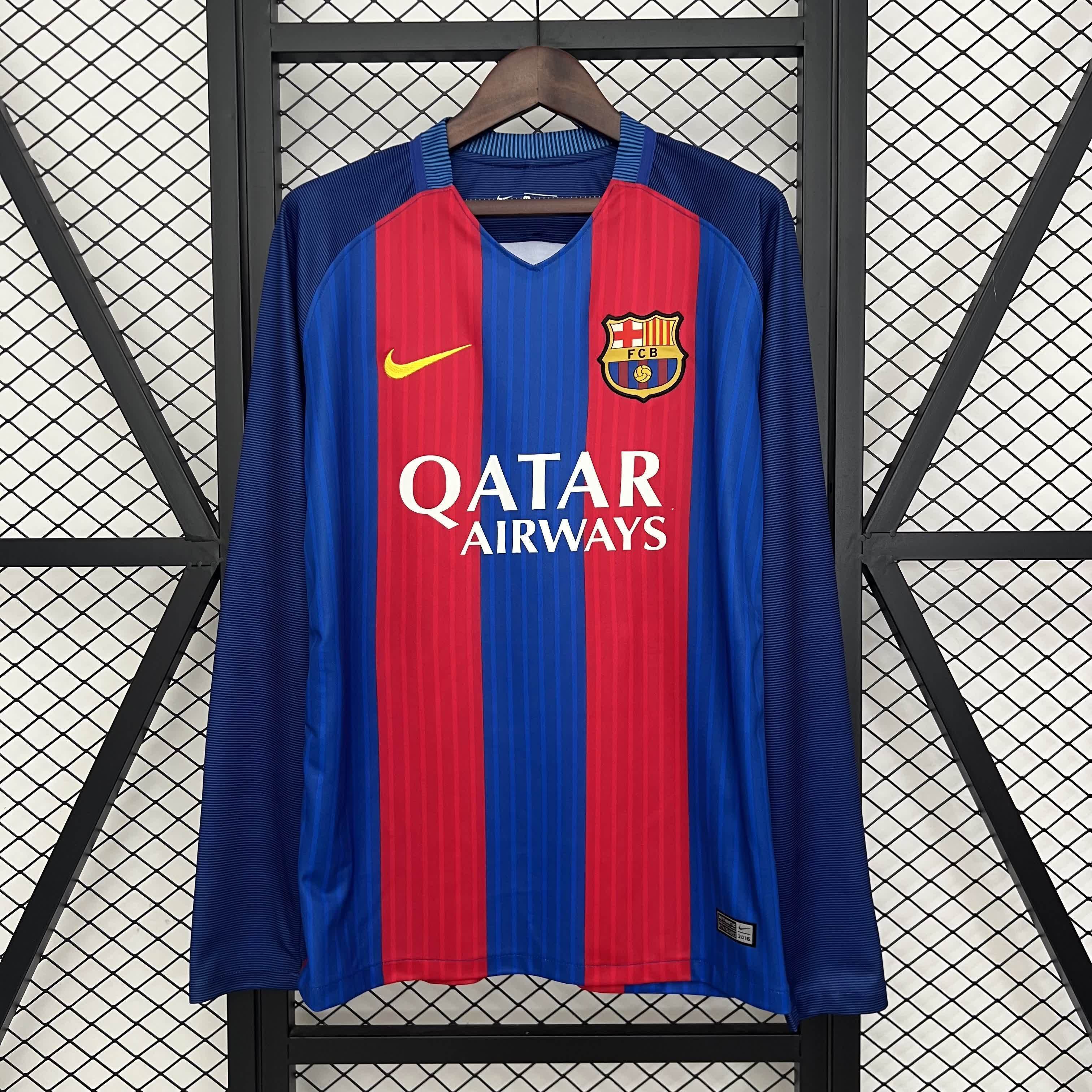 Retro long sleeve Barcelona 14/15 home Jersey レトロ バルセロナ 14