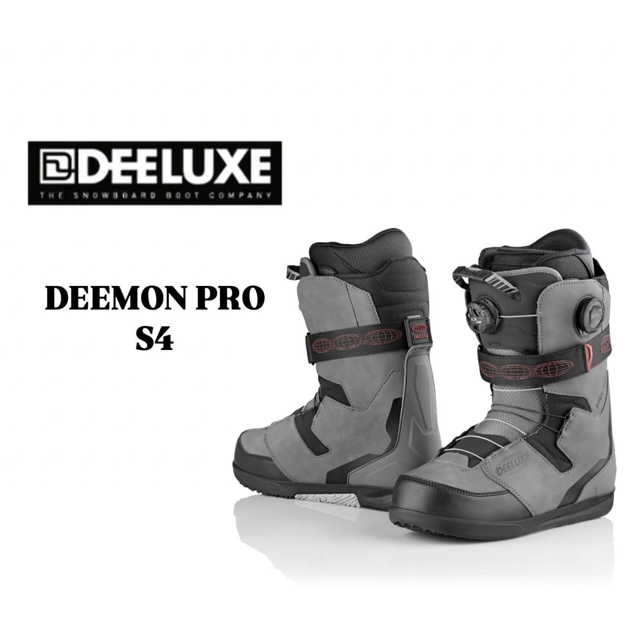 スノーボード 25-26 DEELUXE DEEMON S4 26.5 GREY Deeluxe Deemon Pro