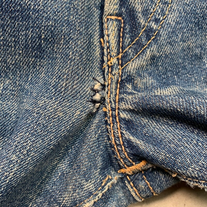 50's~ LEVI'S リーバイス 501XX デニムパンツ オリジナル 革パッチ最終
