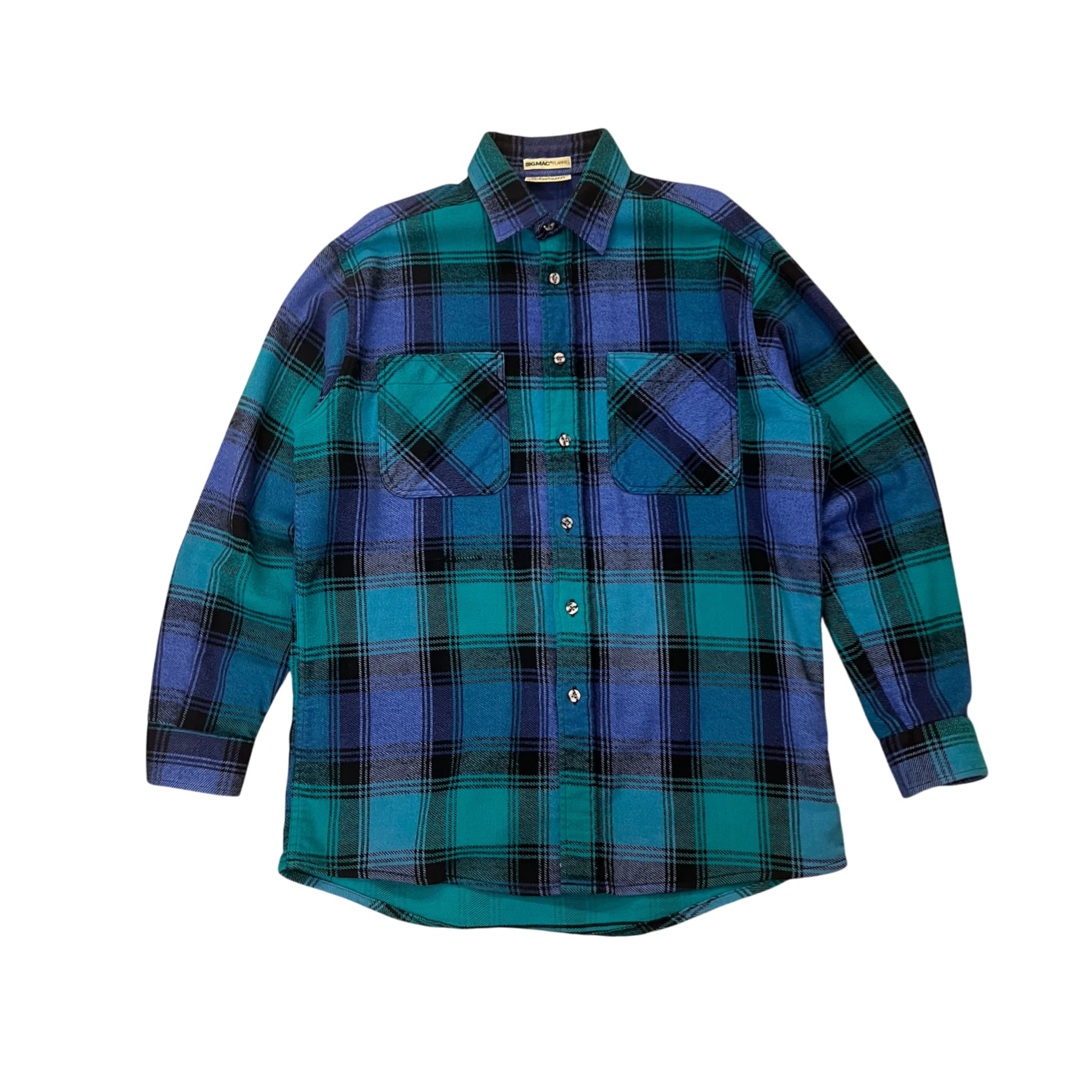 80's BIG MAC ST JOHN'S BAY Flannel Shirt | BLUE VALENTINE