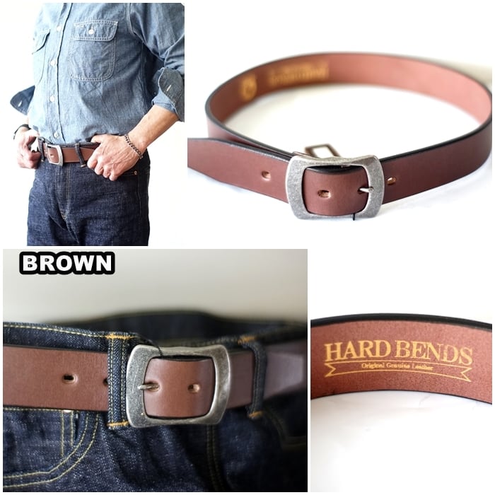 ARTBROWN(アートブラウン) レザーベルト NDB40014AB 本革 40mm幅