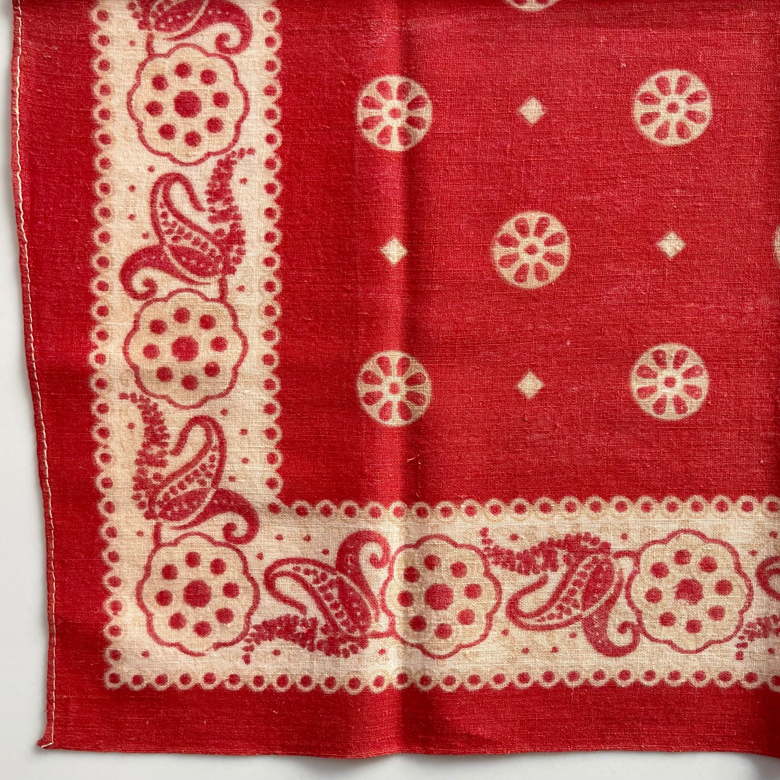Special】Early1900s ターキーレッド ヴィンテージ バンダナ | swallows