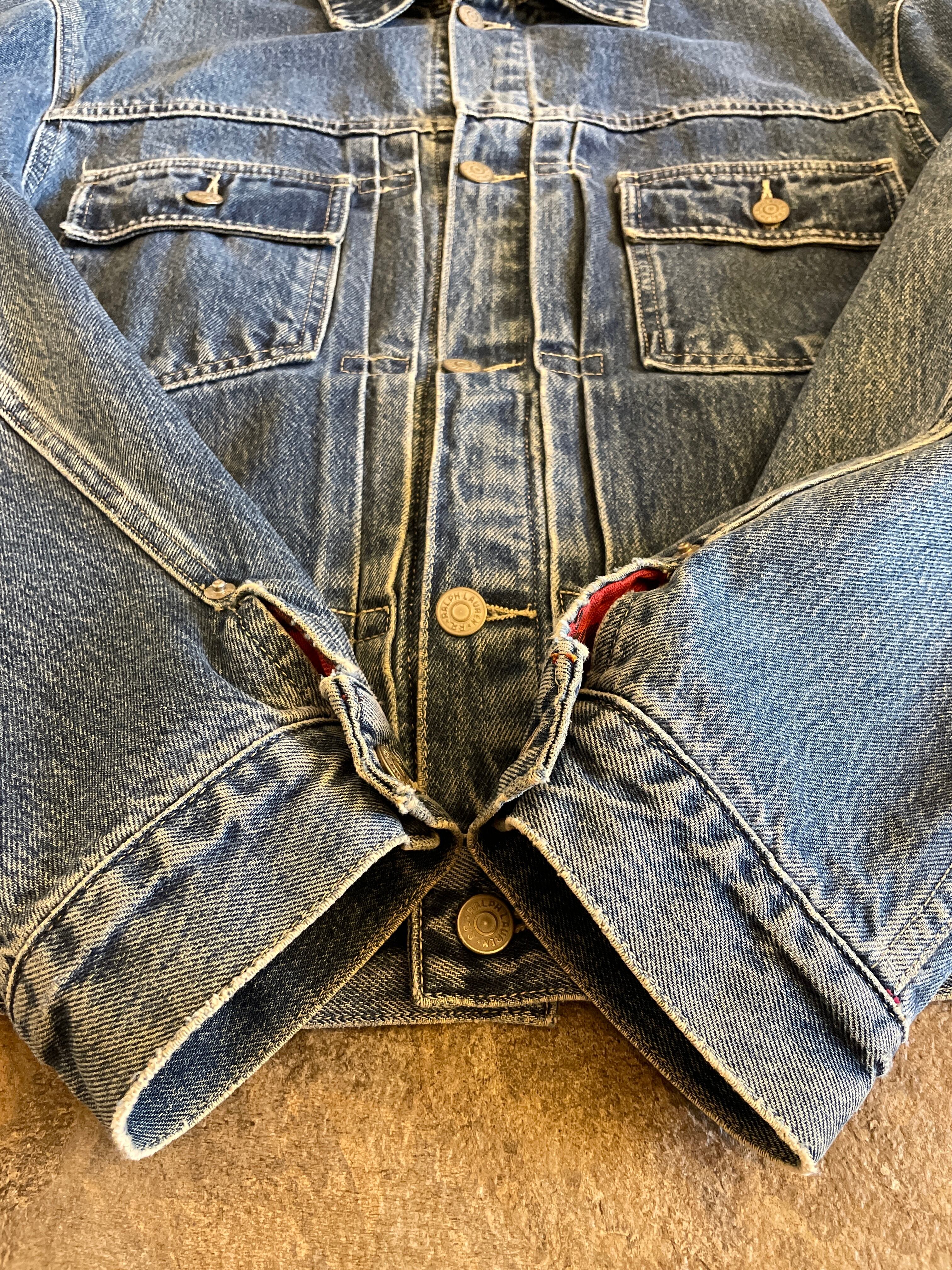 90s Double RL ダブルアールエル RRL デニムジャケット 三つ星タグ