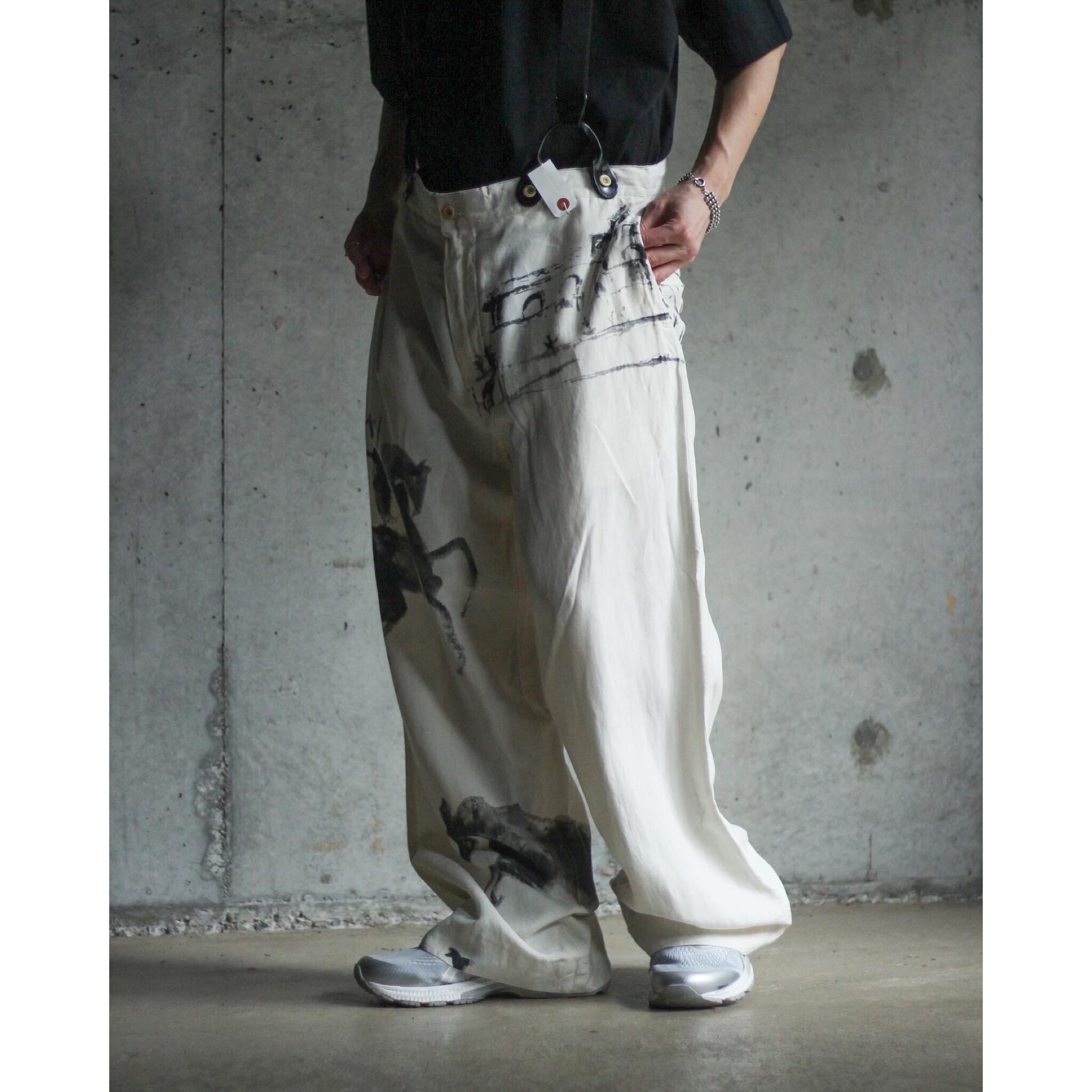 Polo by Ralph Lauren シルク×リネン ワイドパンツ【FF-7531】 | cv