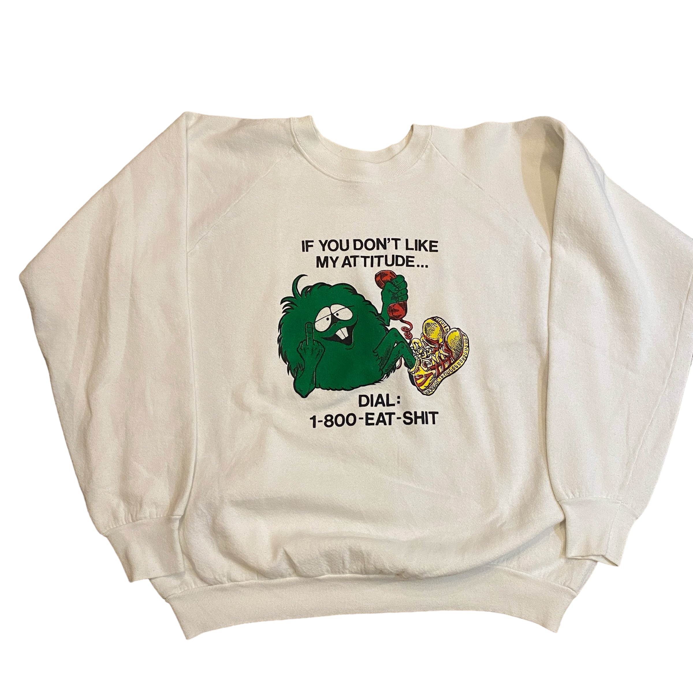 VINTAGE 90S SUPREME SAMPLING CAMACHO MONSTER SWEAT XL WHITE