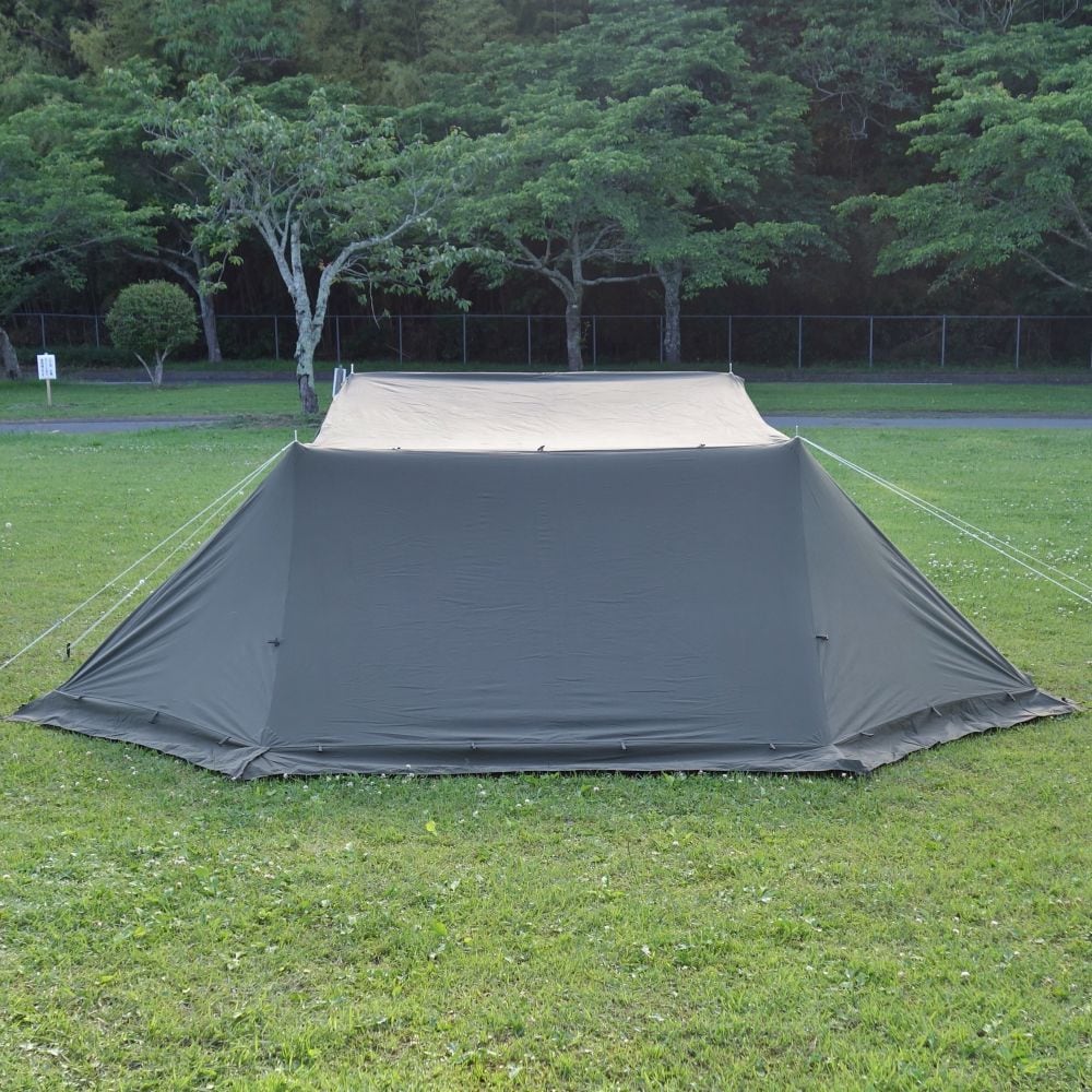 バンドック BUNDOK SOLO BASE EX ソロベース カーキ パップテント 軍幕