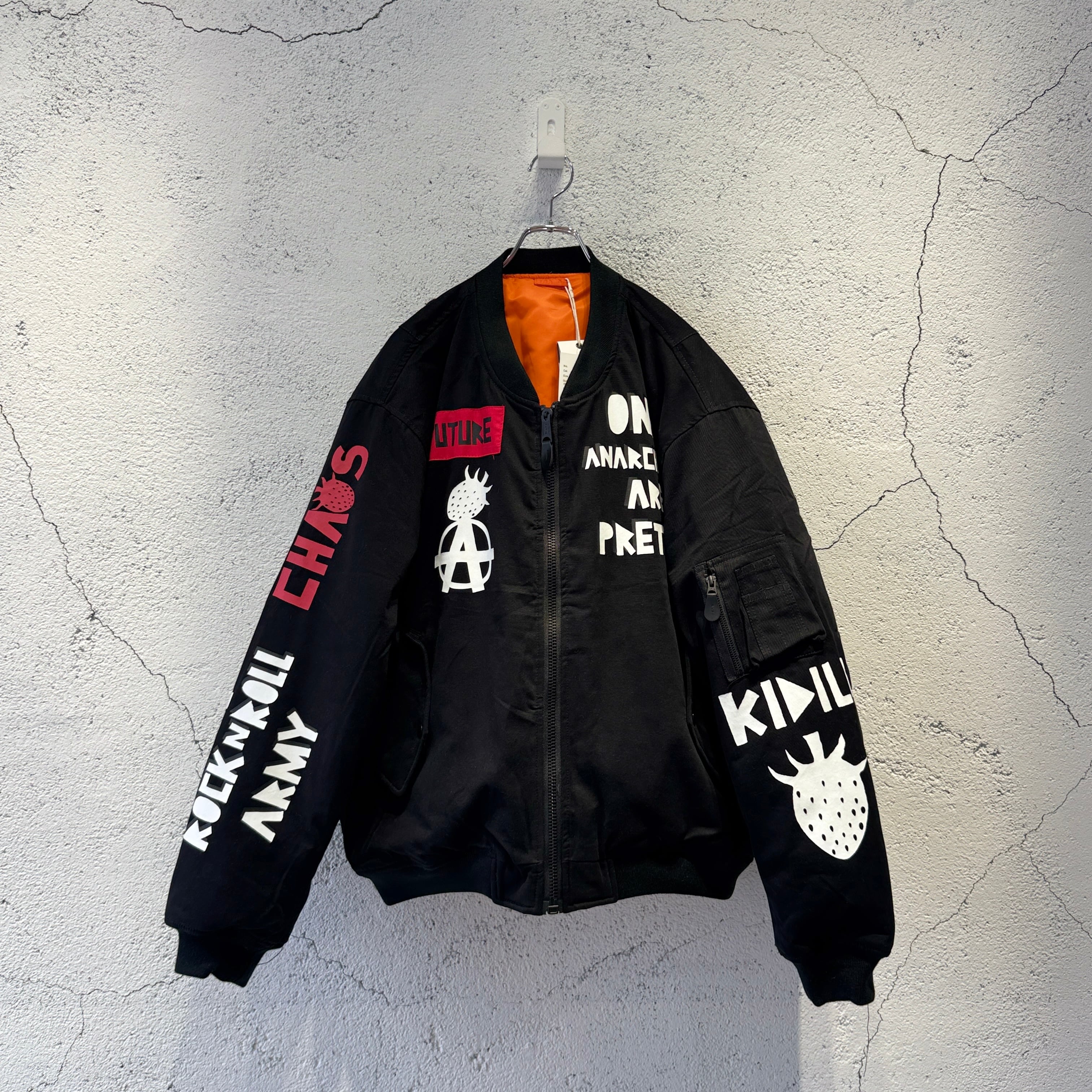 KIDILL / FRESH ANARCHY MA-1 JACKET FOSTEX GARMENTS / VINTAGE BLACK