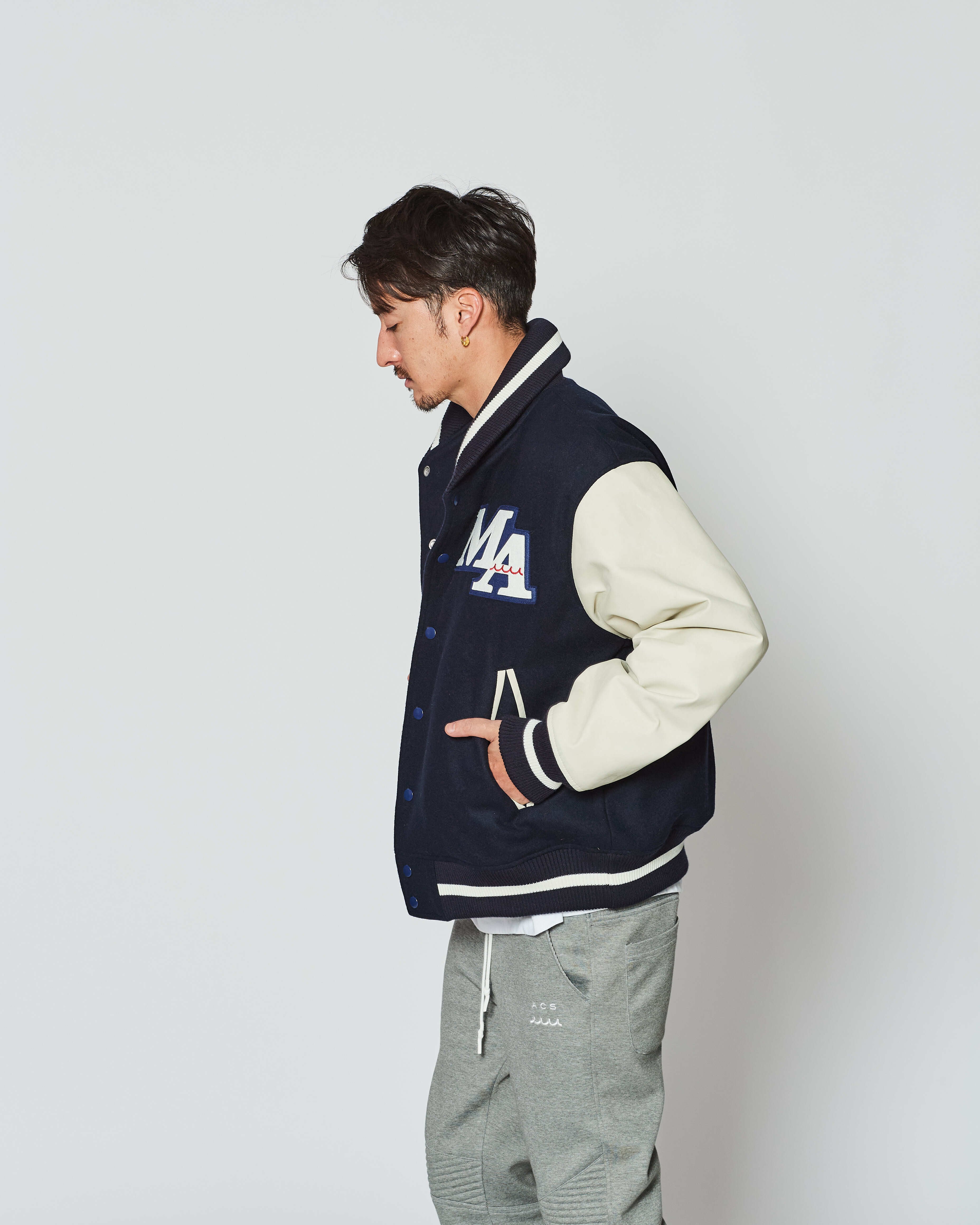 muta MARINE × ACANTHUS スタジアムジャケット | ACANTHUS ONLINE STORE