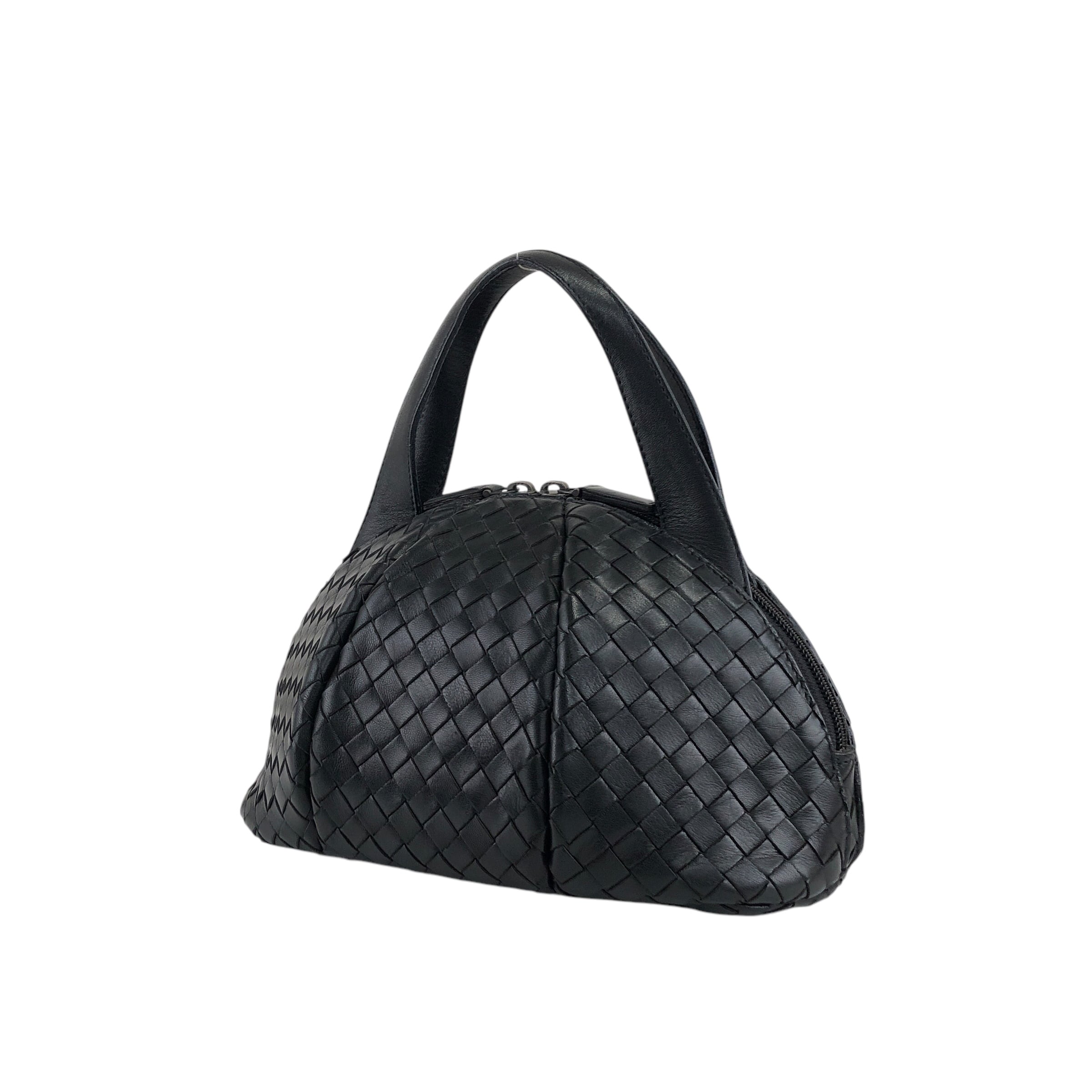 Bottega Veneta ボッテガ・ヴェネタ ハンドバッグ ブラック レザー