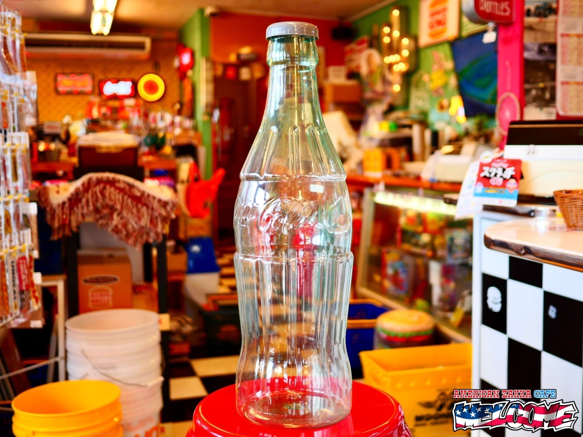 コカコーラ ボトル型コインバンク【瓶型 BIG 貯金箱】アメリカン雑貨