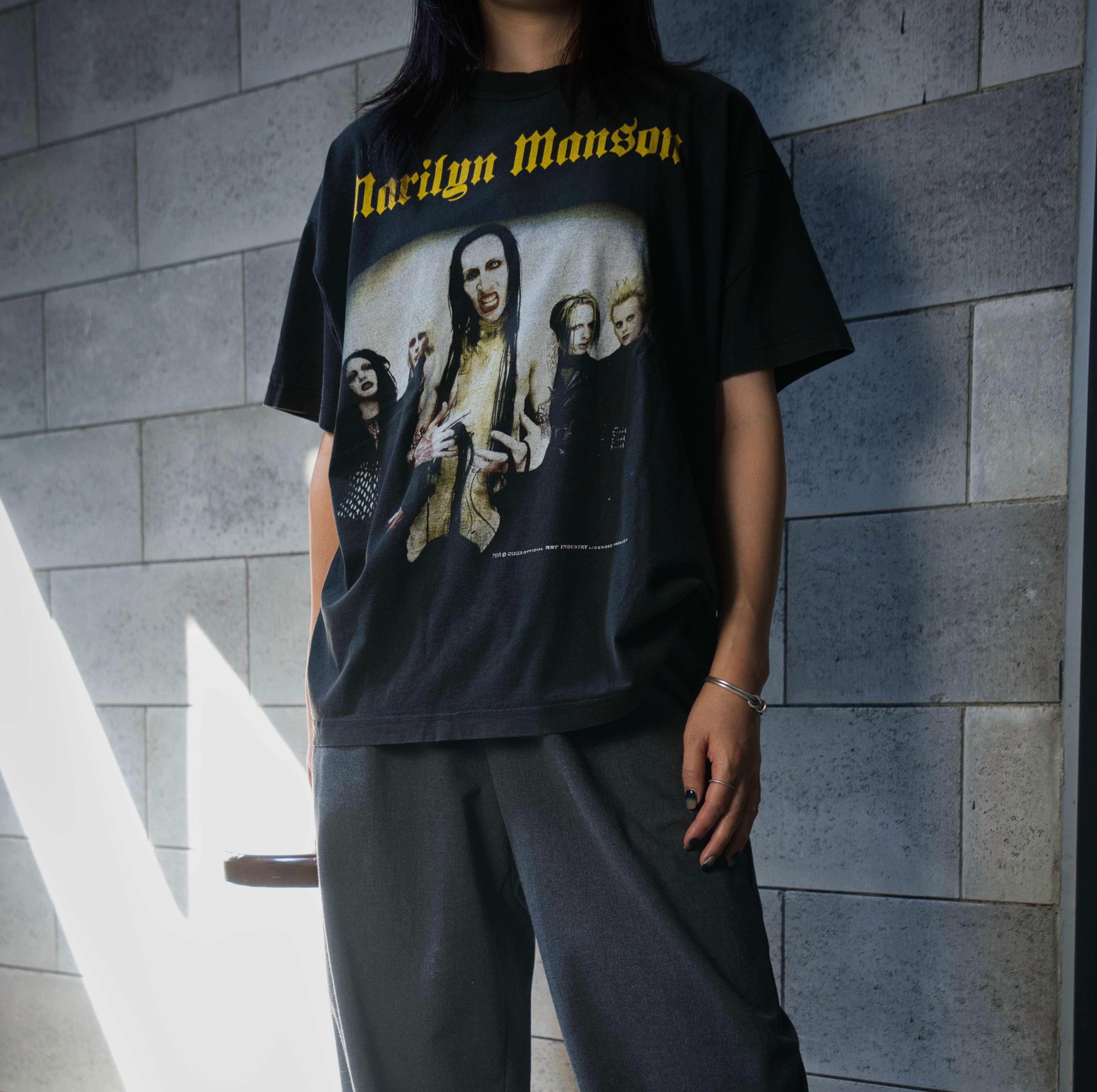 00s Marilyn Manson t-shirt | A46