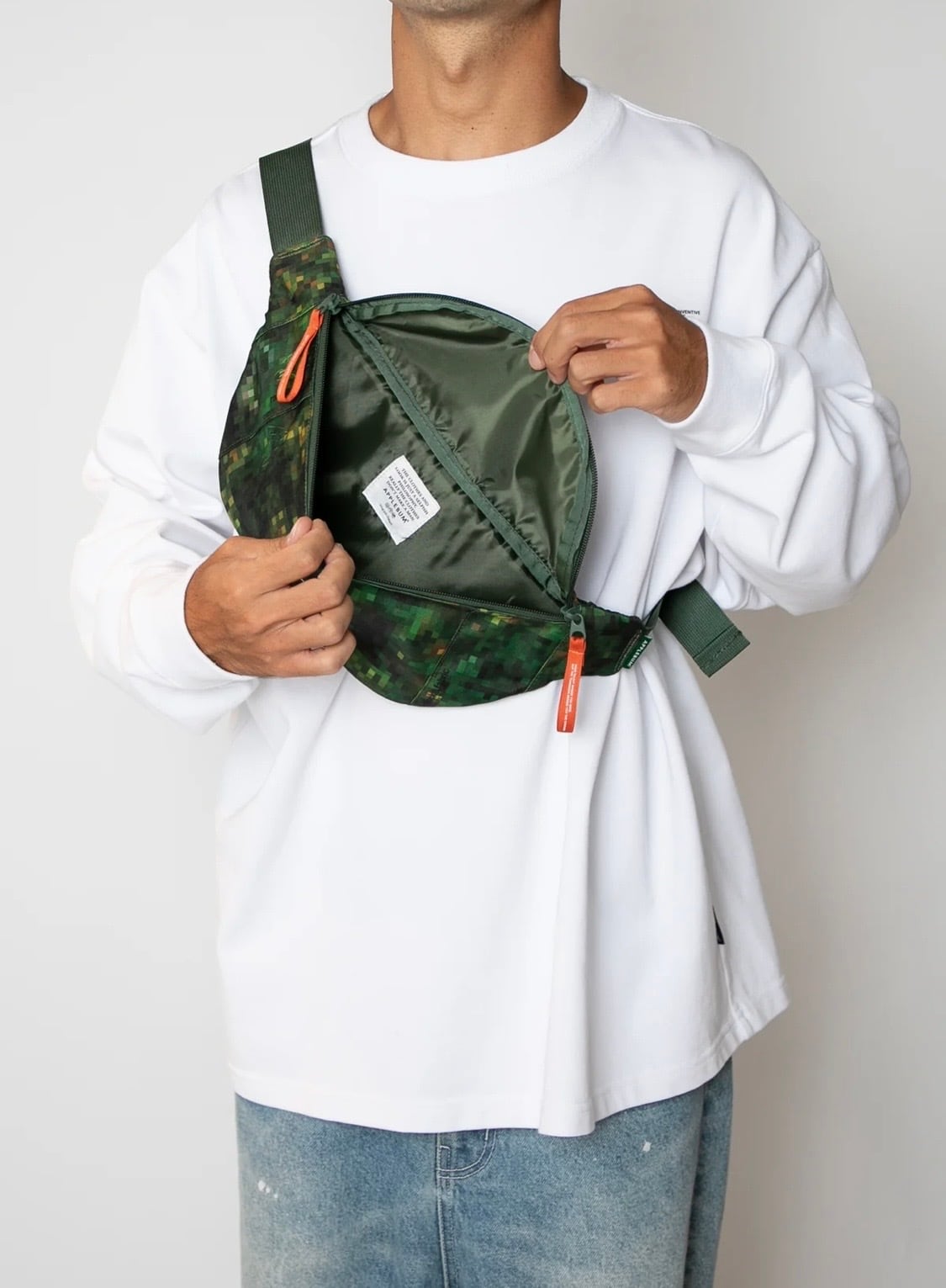 APPLEBUM】アップルバム “PIXEL CAMO” WAIST BAG ウエストバッグ