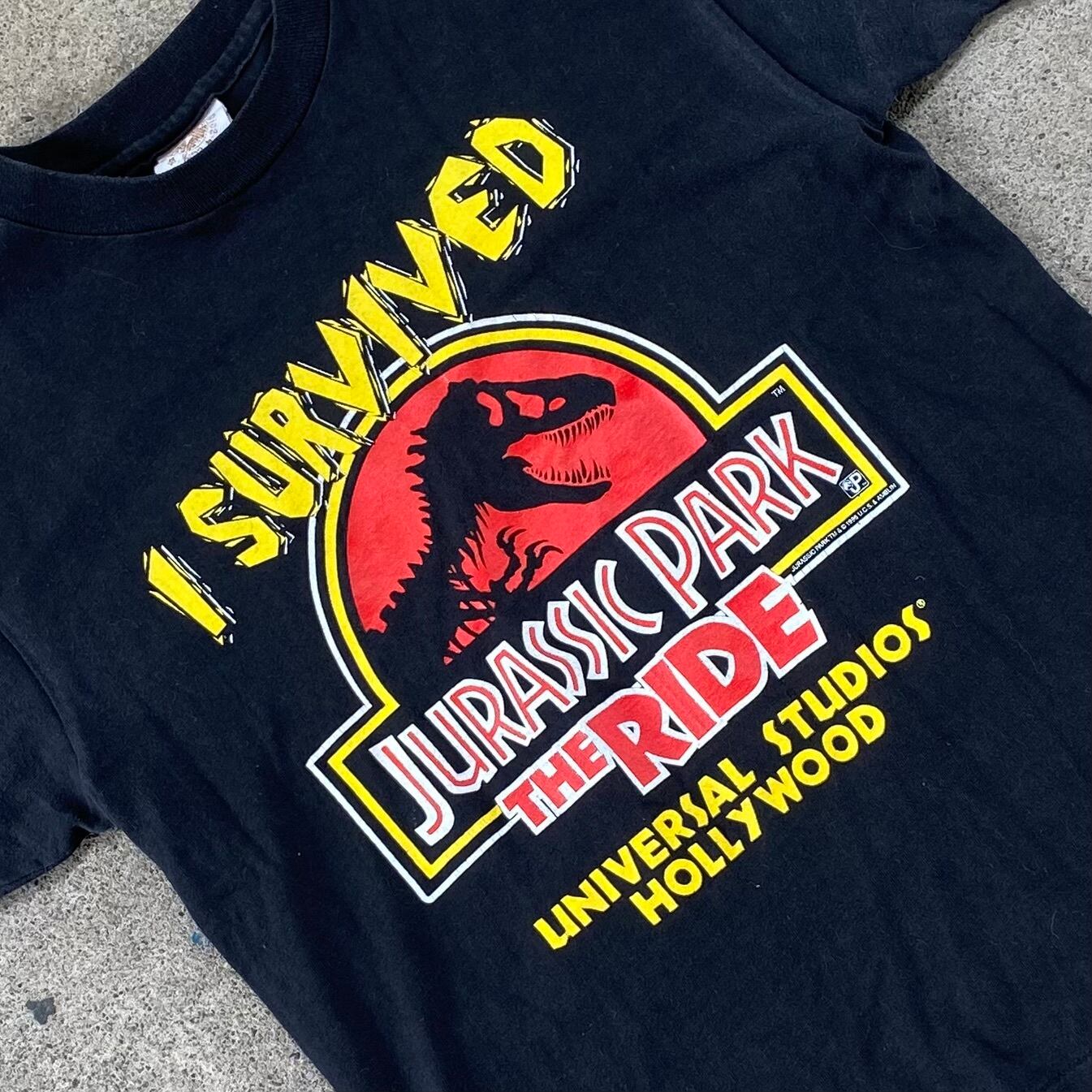 90's USA製 JURASSIC PARK THE RIDE universal studios Hollywood T