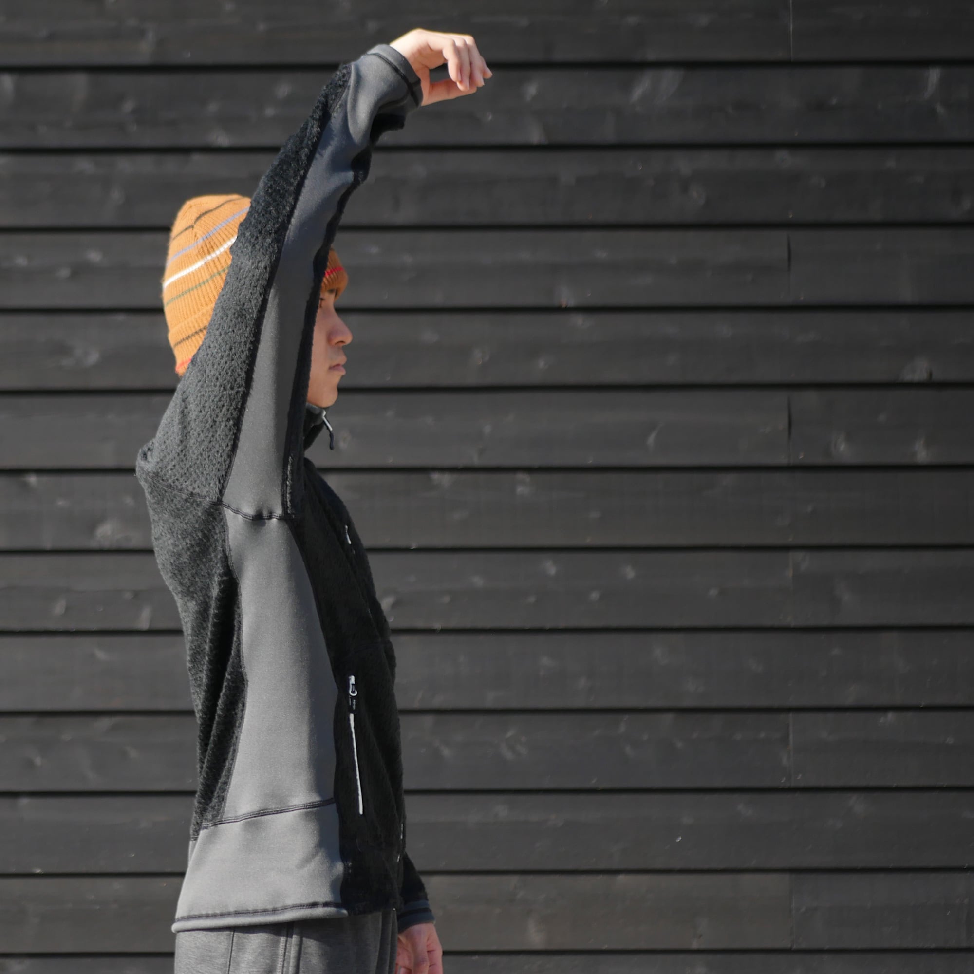 アウトレット販売 / UN3400 High Loft fleece jacket / black