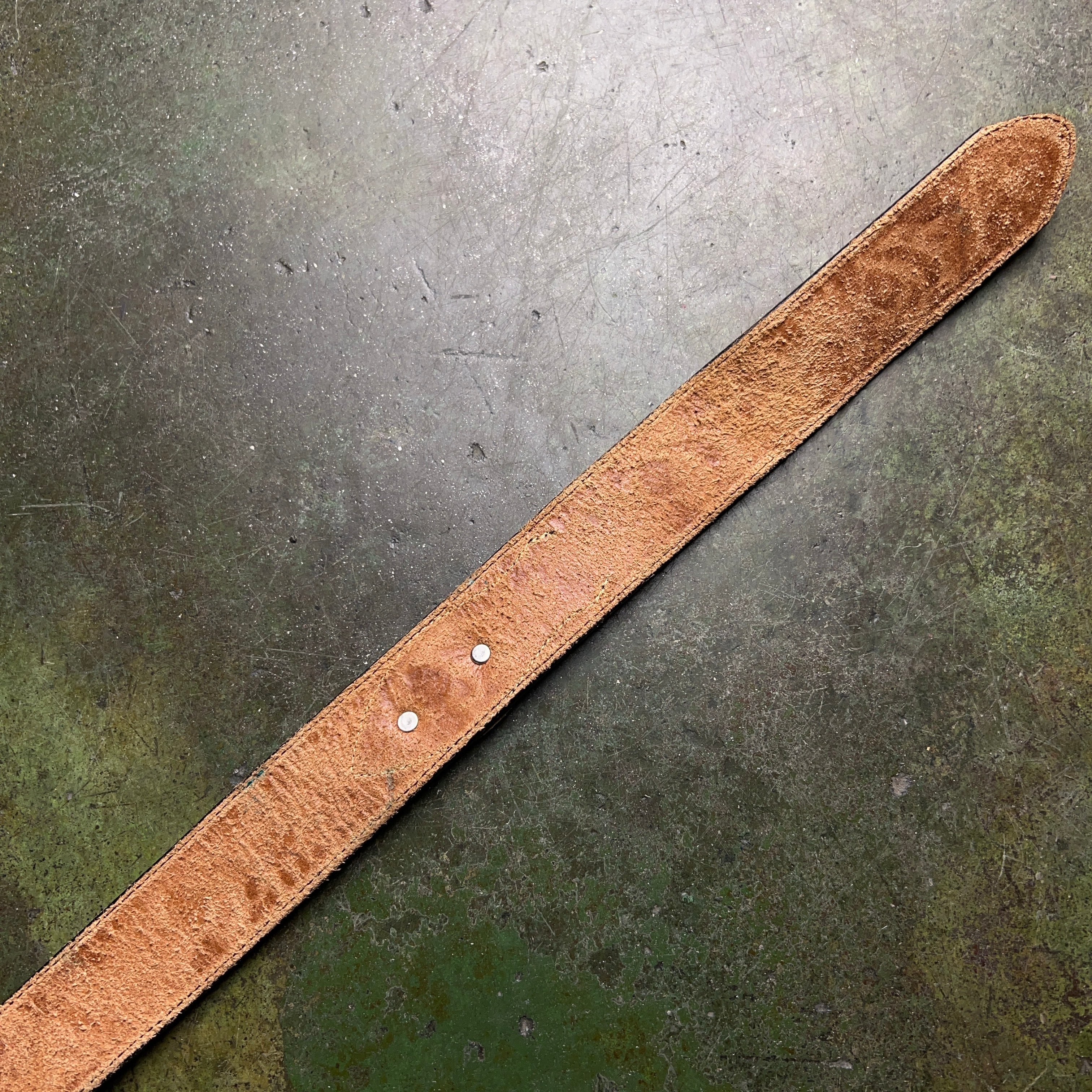 Justin TOP GRAIN COWHIDE Western Leather Belt ジャスティン