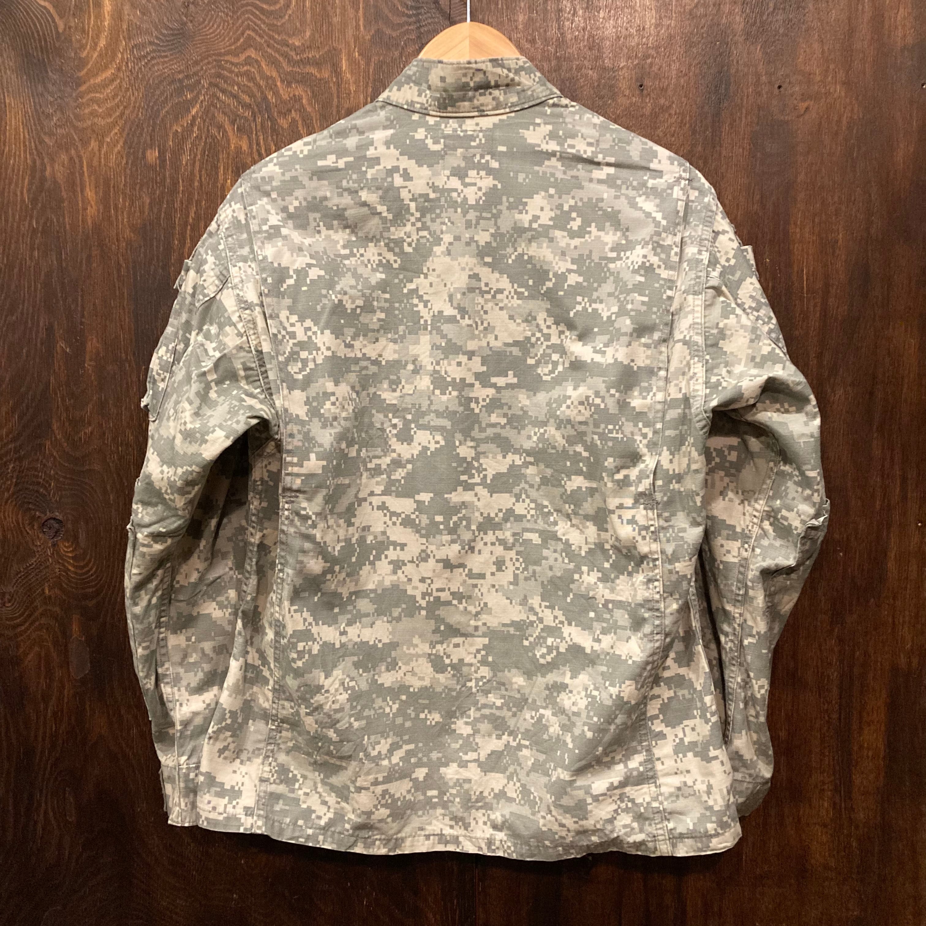 アメリカ軍 ミリタリージャケット ACU 迷彩ジャケット デジタルカモ S