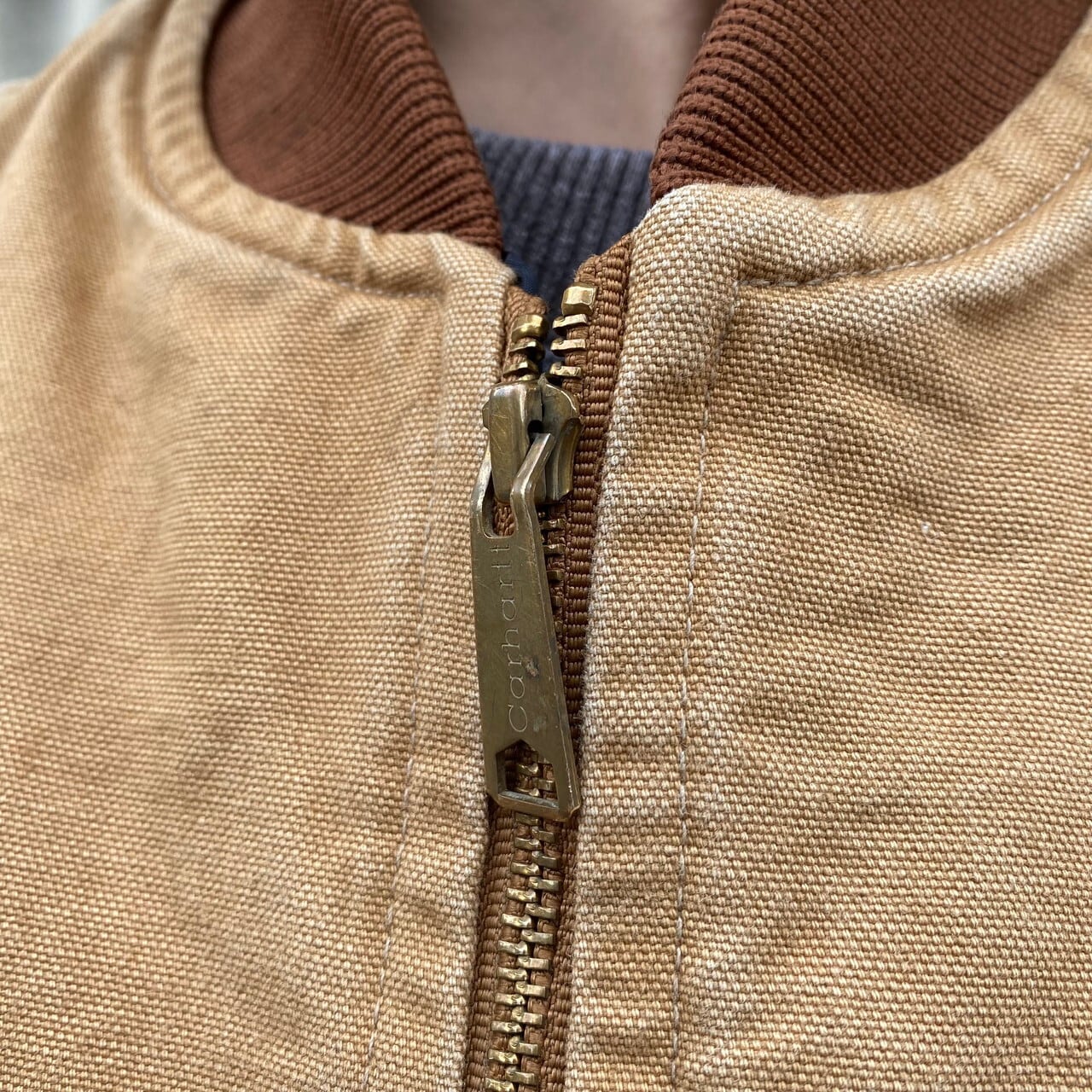 90年代 USA製 Carhartt カーハート ダック地 ワークベスト メンズL-XL