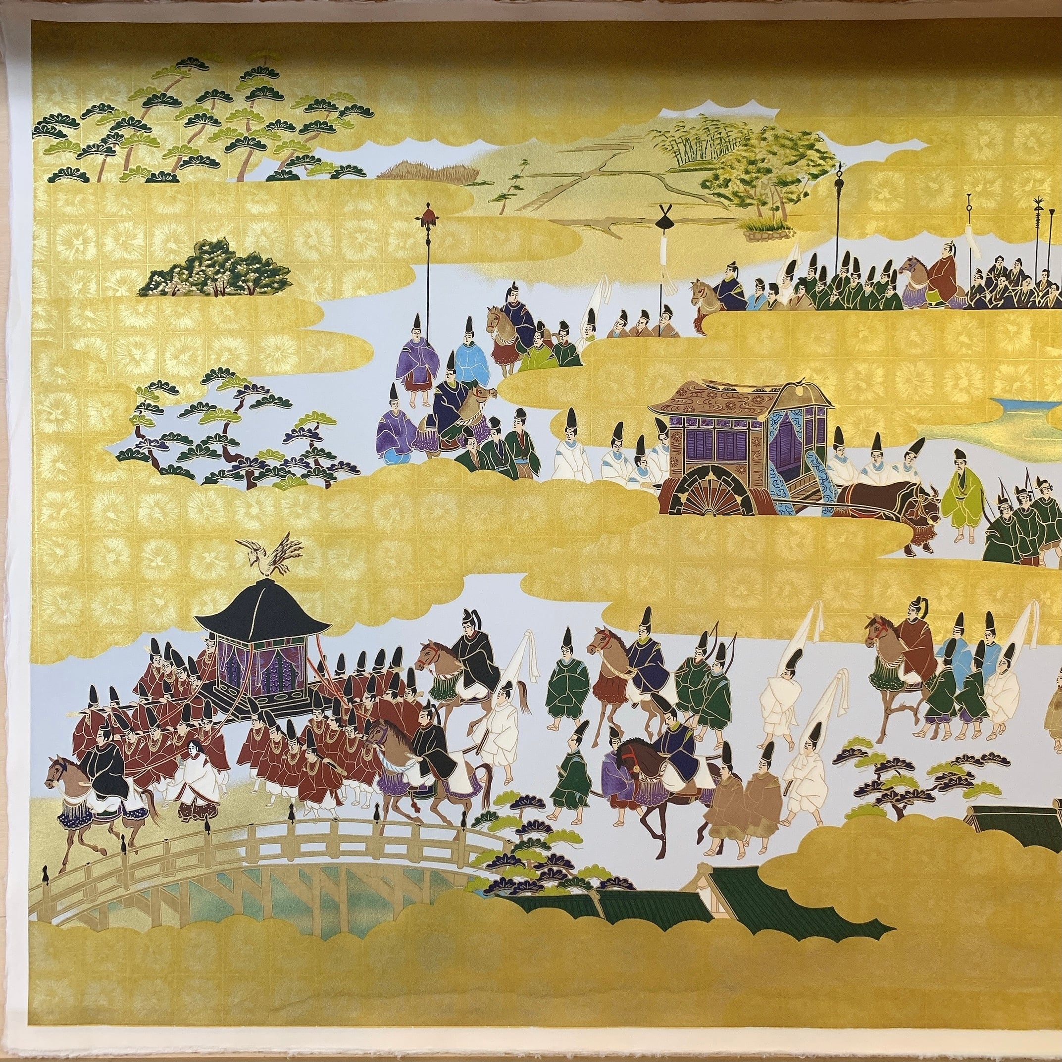 総柄和紙 特上友禅 平安絵巻 | 森田和紙オンラインショップ《倭紙の店》