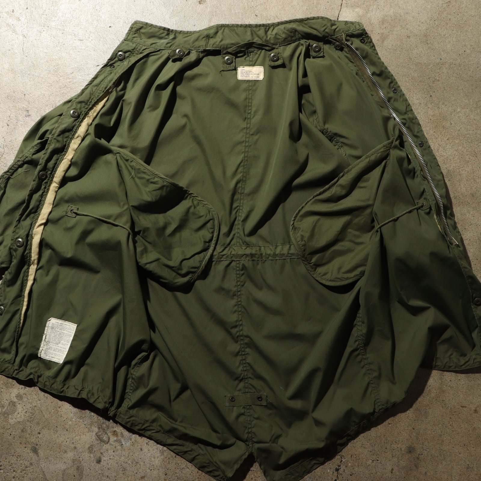 極美品 XS アルミジップ 71年 M-65 フィッシュテールパーカー モッズ