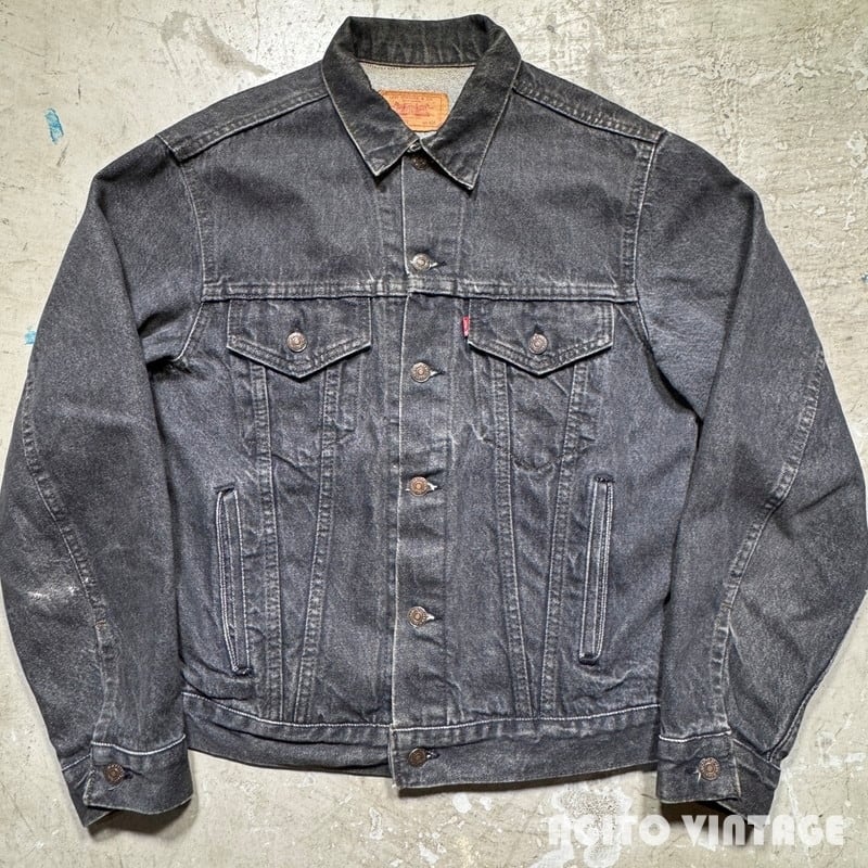 80's ~ Levi's 70506-0259 リーバイス ブラックデニムジャケット