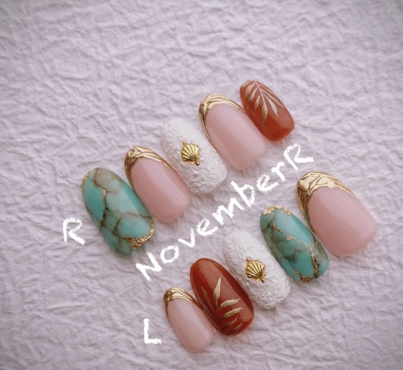LA533☆モロッコネイルチップ | NovemberR 〰️ネイルチップ販売〰️