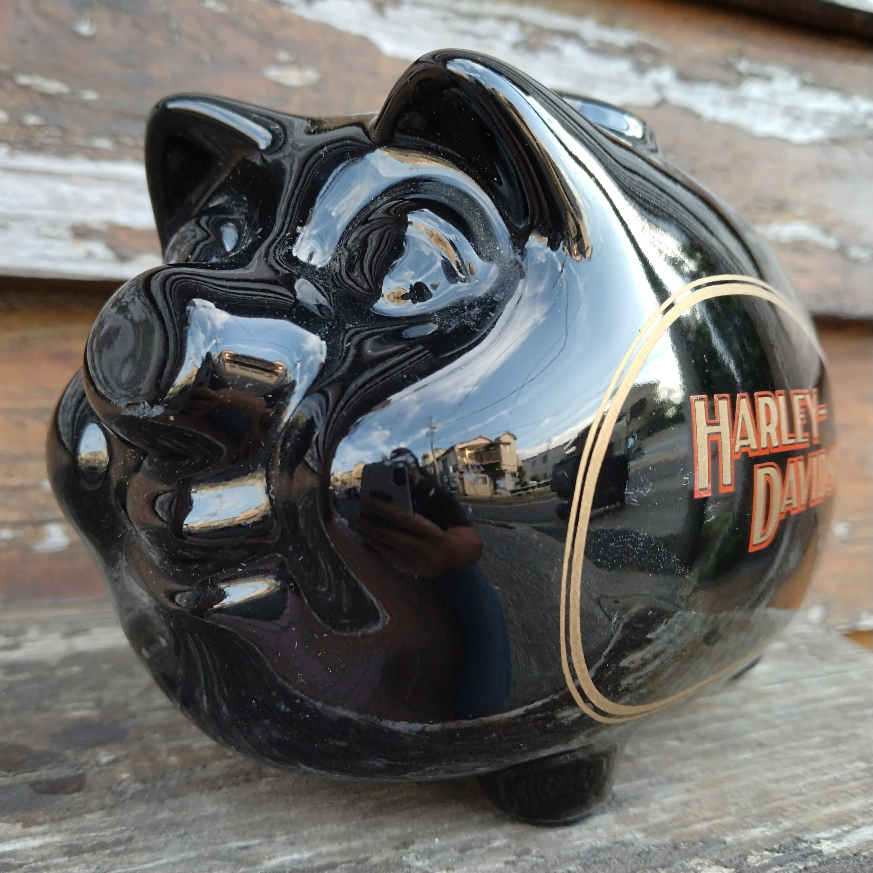 80s Harley Davidson Hog Bank / 12800yen / H-D ブタ貯金箱 ハーレー