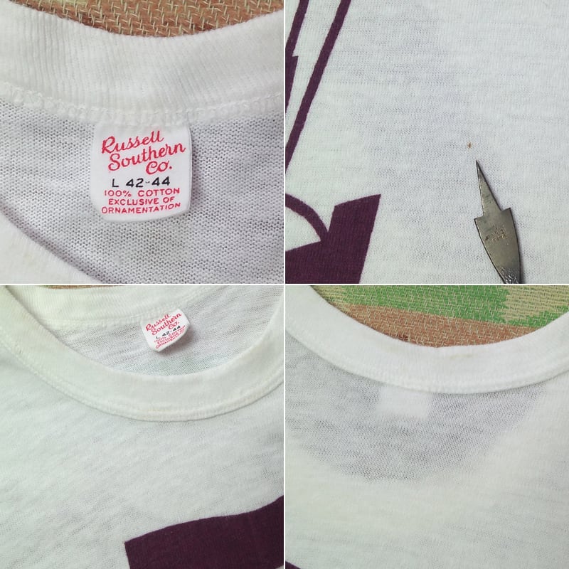 60s～ Russell Southern Football T-Shirt（L） | Wonder Wear