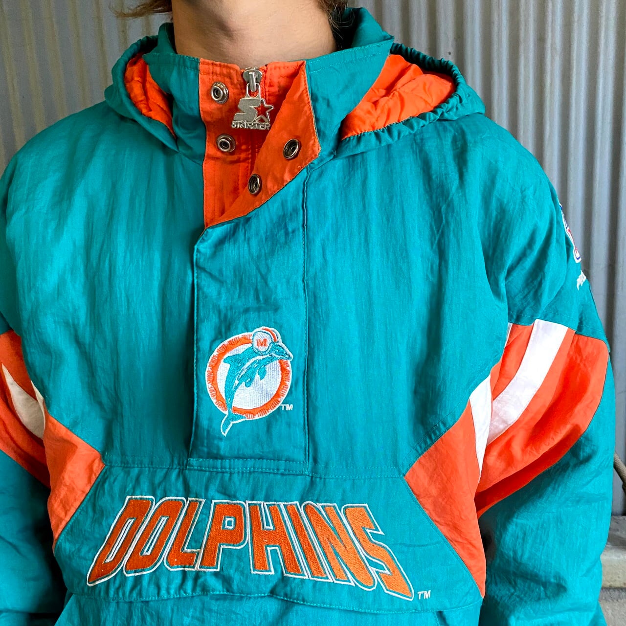 90年代 STARTER スターター NFL PRO LINE 中綿 ナイロンプルオーバー