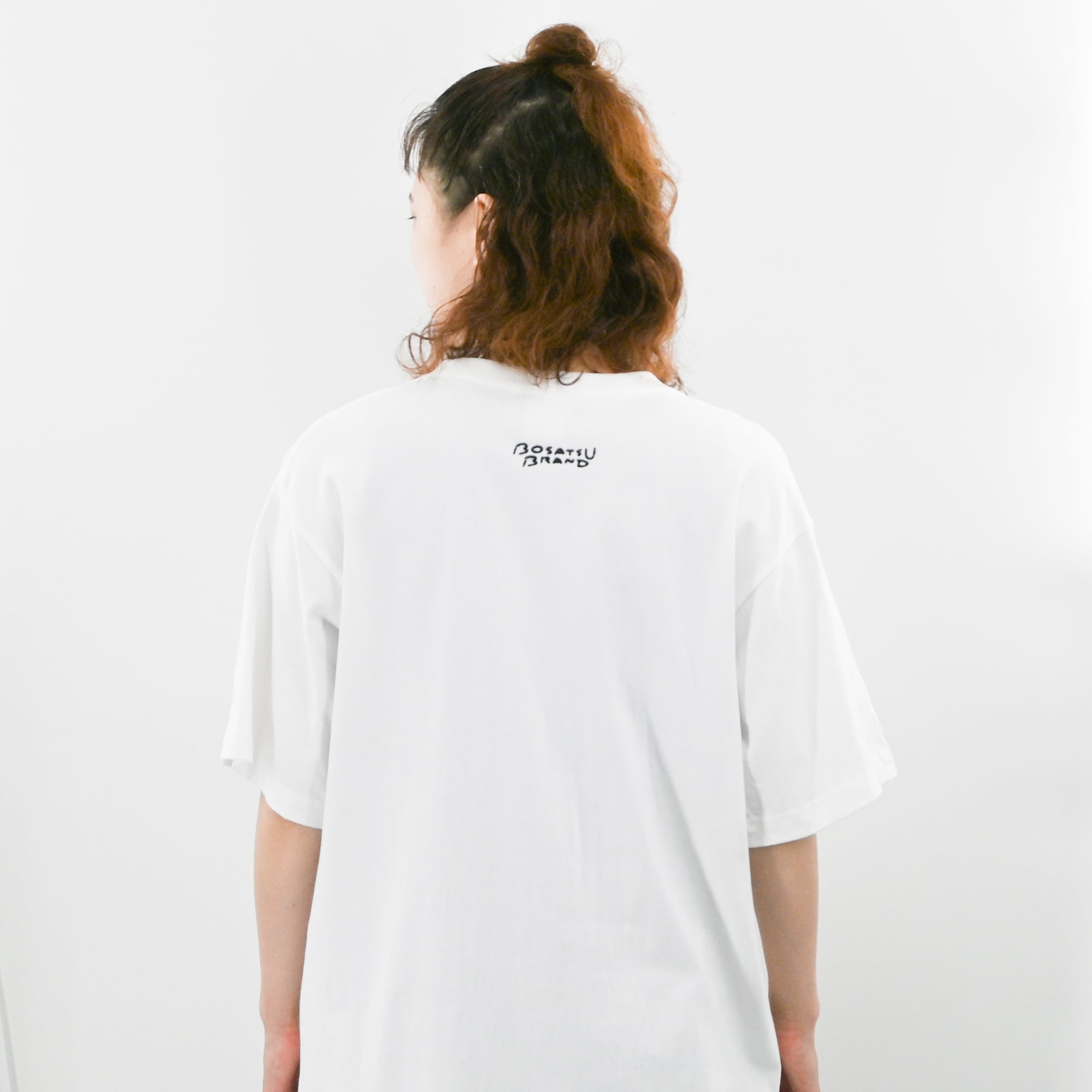 如意輪観音 Tシャツ (刺繍)ホワイト 6.2oz | BOSATSU BRAND｜ボサツ