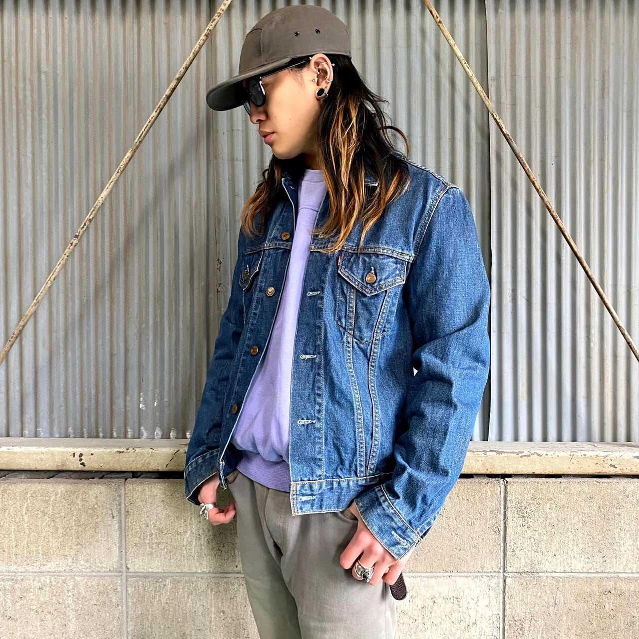 Levi's ユーロリーバイス 70500 デニムジャケット メンズM 古着