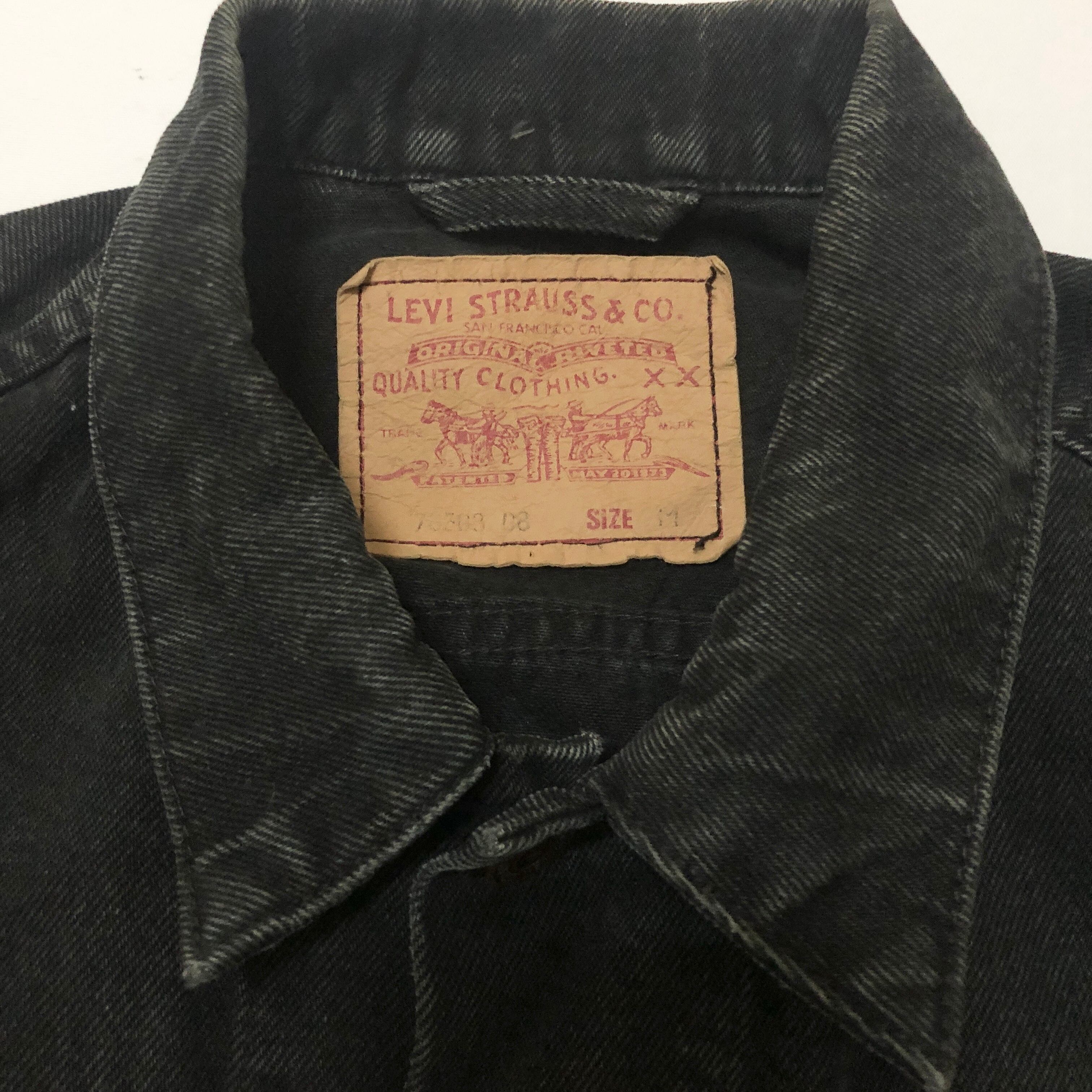 Levis リーバイス 70503 ブラック デニム ジャケット | BANCA