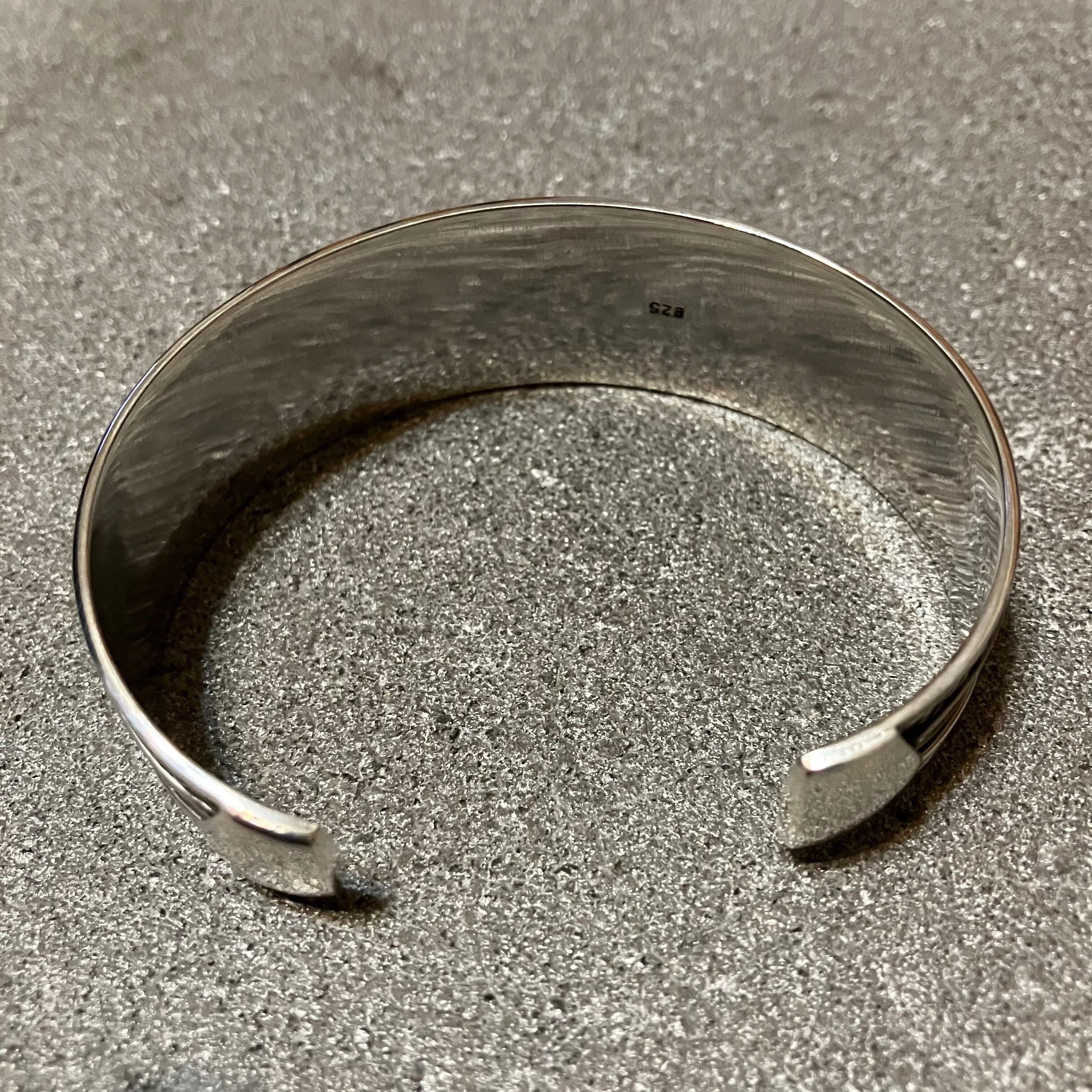 SILVER925 KOMARU TRIVAL DESIGN BANGLE/BRACELET /シルバー