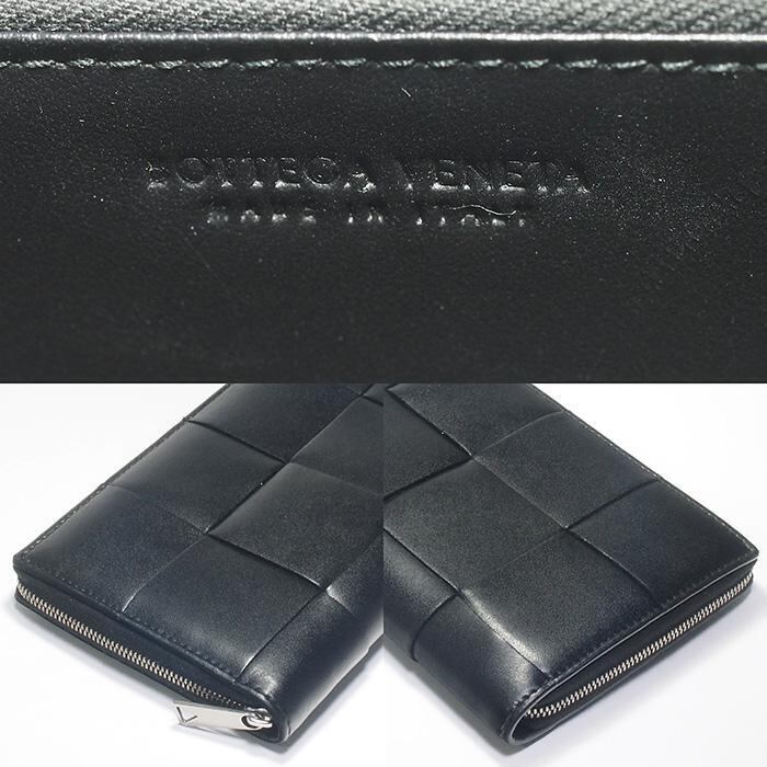 ボッテガ・ヴェネタ BOTTEGA VENETA カセット ジップ アラウンド