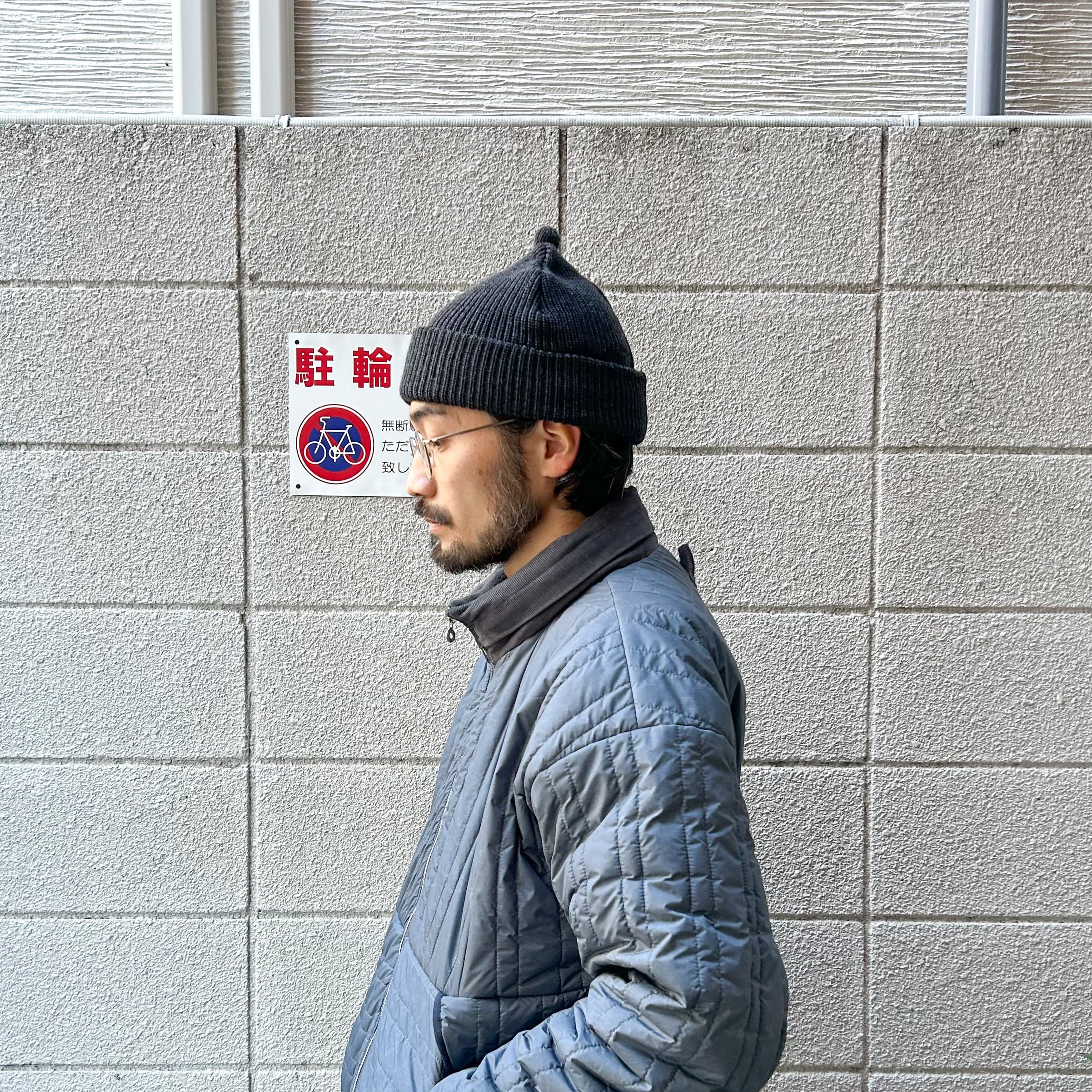 NOROLL KALASTUS KNIT Black Brown / ノーロール ビーニー ニット帽