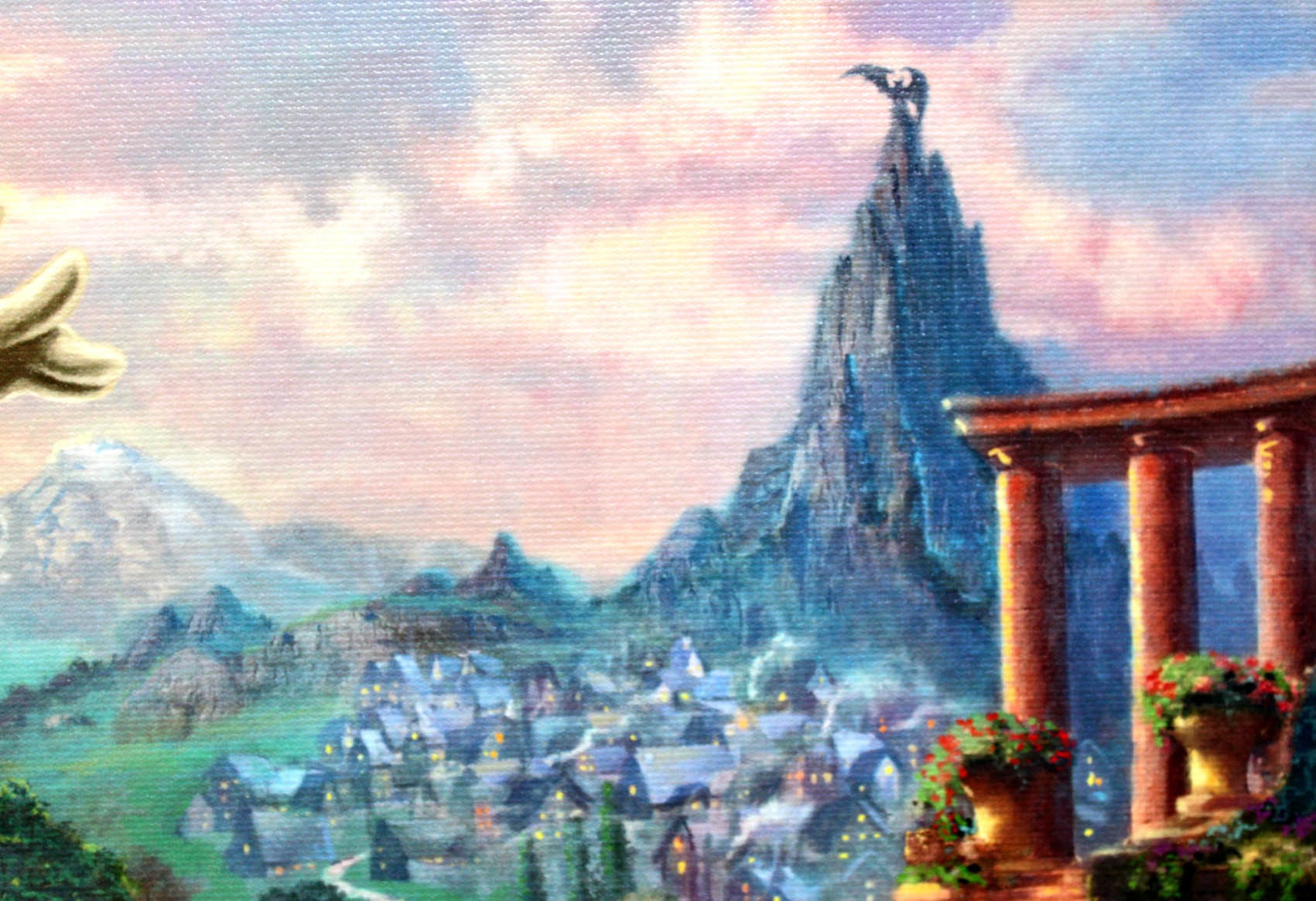ディズニー「ミッキーマウス ファンタジア」作品証明書 展示用フック付