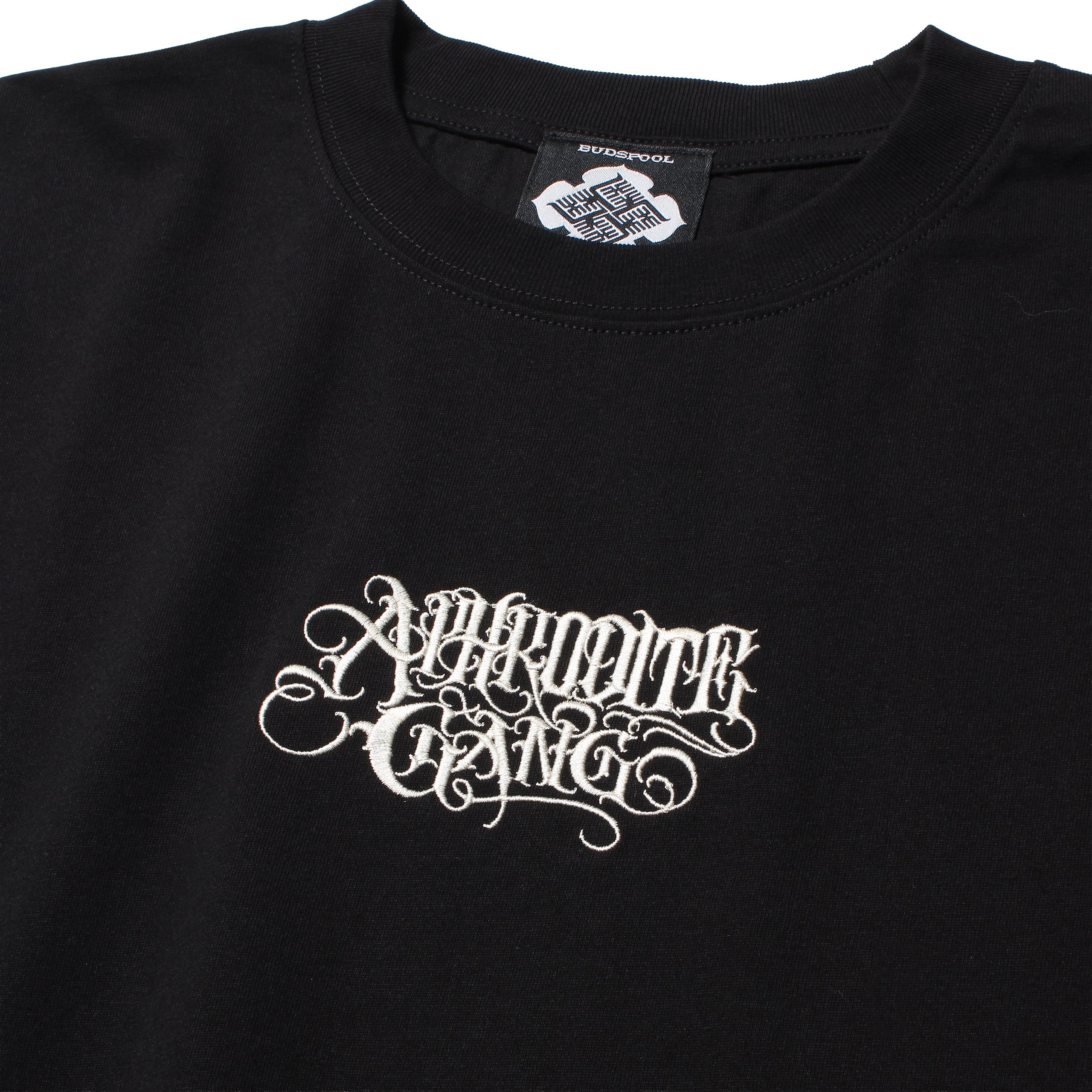 GAKKIN × BUDSPOOL 白墨狐 CLASSIC LOGO EMBROIDERY S/S TEE
