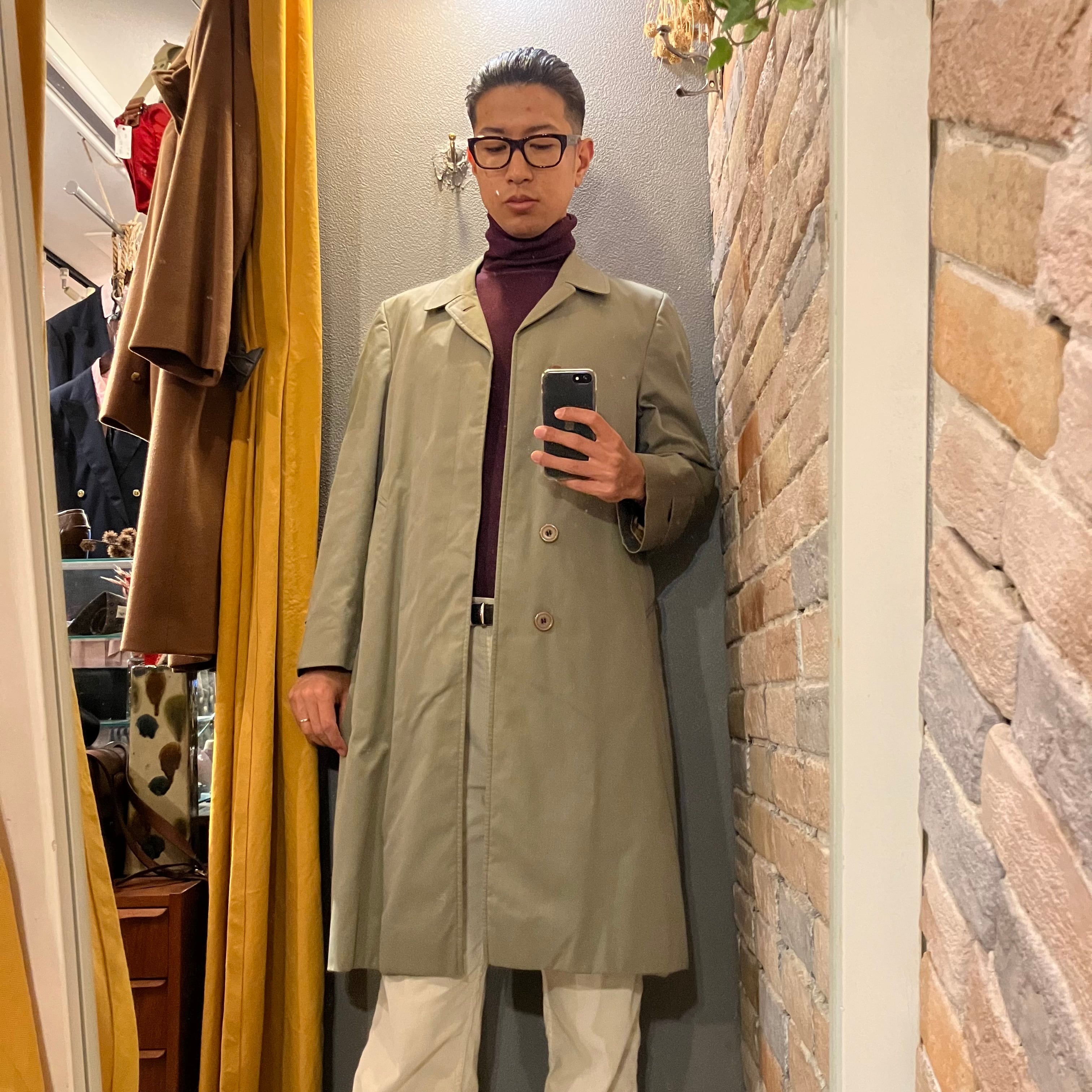 Aquascutum イングランド製 スプリットラグラン ライナー付きステン