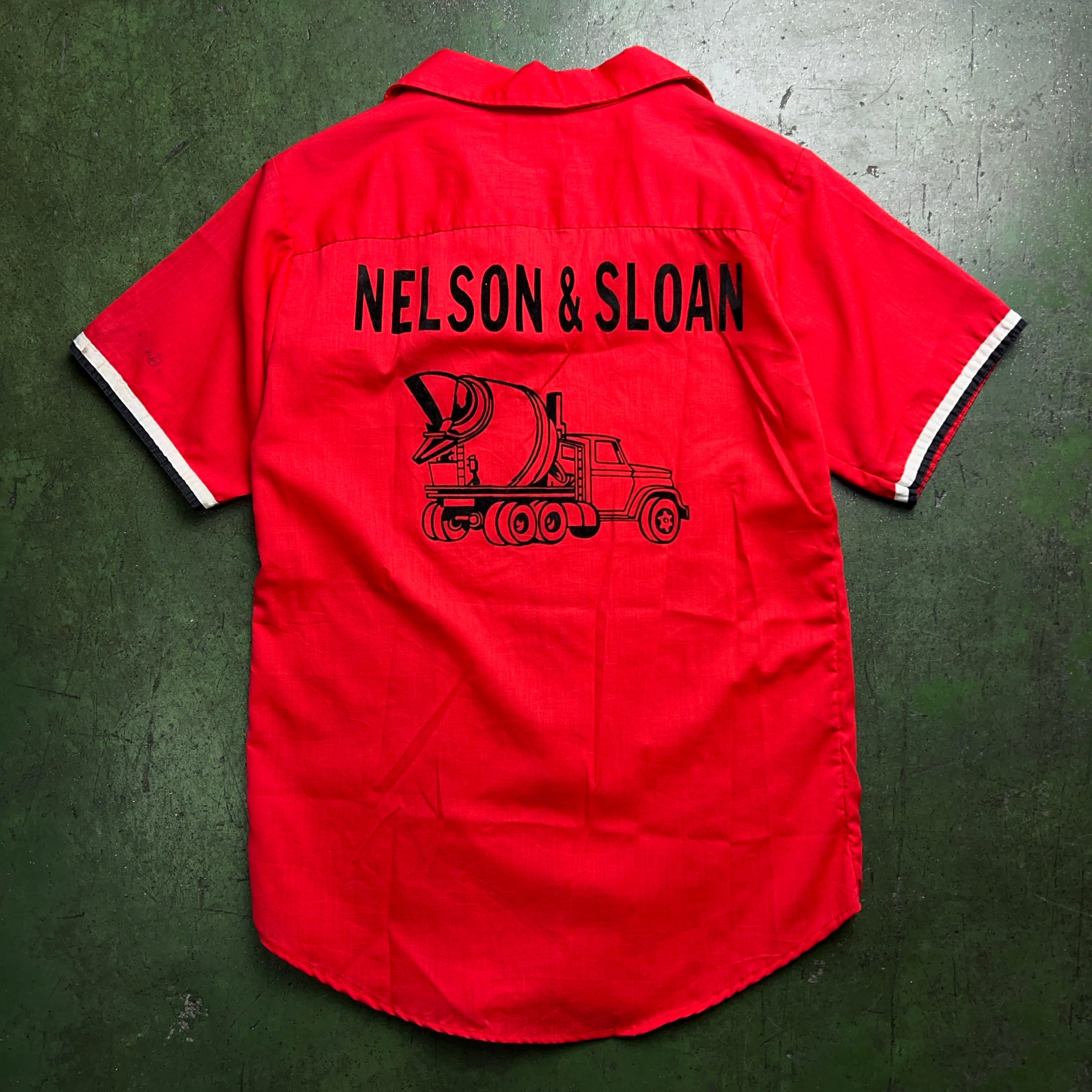 70's Hilton Bowling Shirt Red 70年代 ボーリングシャツ ヒルトン