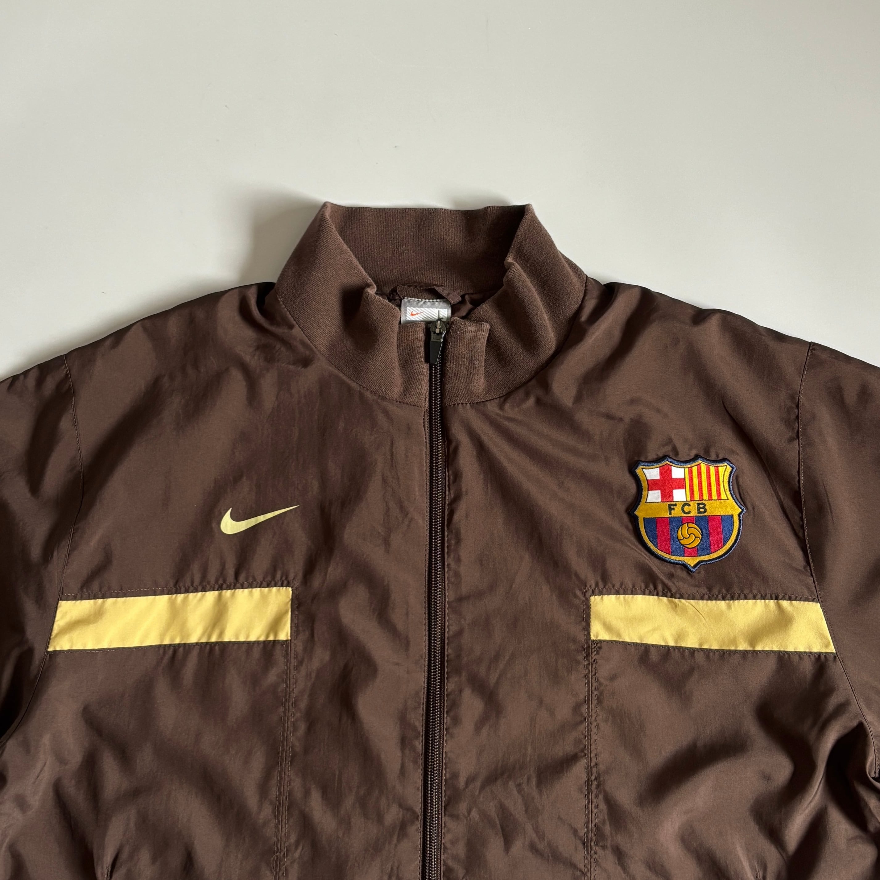 00s NIKE ナイキ FCバルセロナ ロゴ フットボールチーム ポリエステル