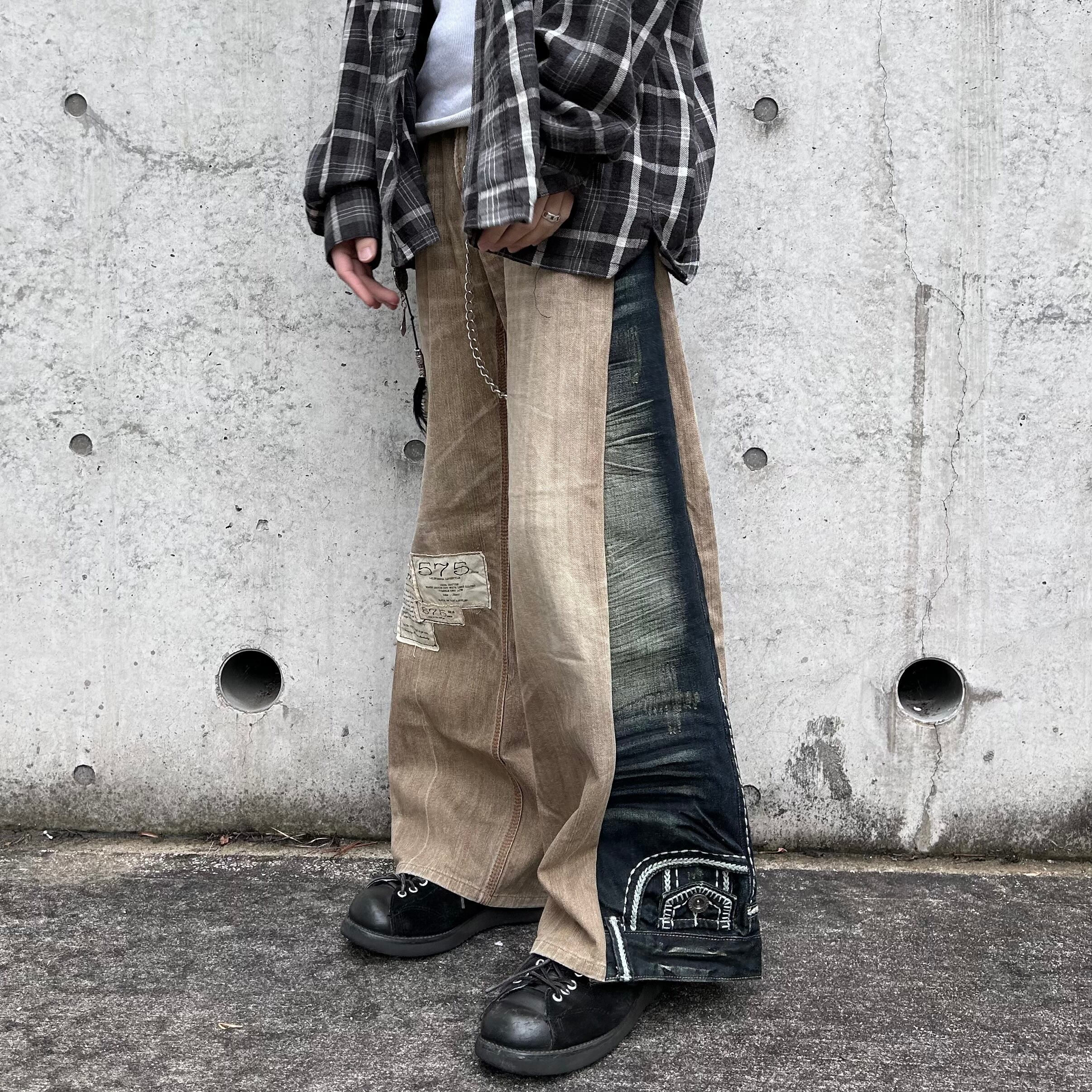 00s black opium パンツブーツカットデニム archive 00s black opium